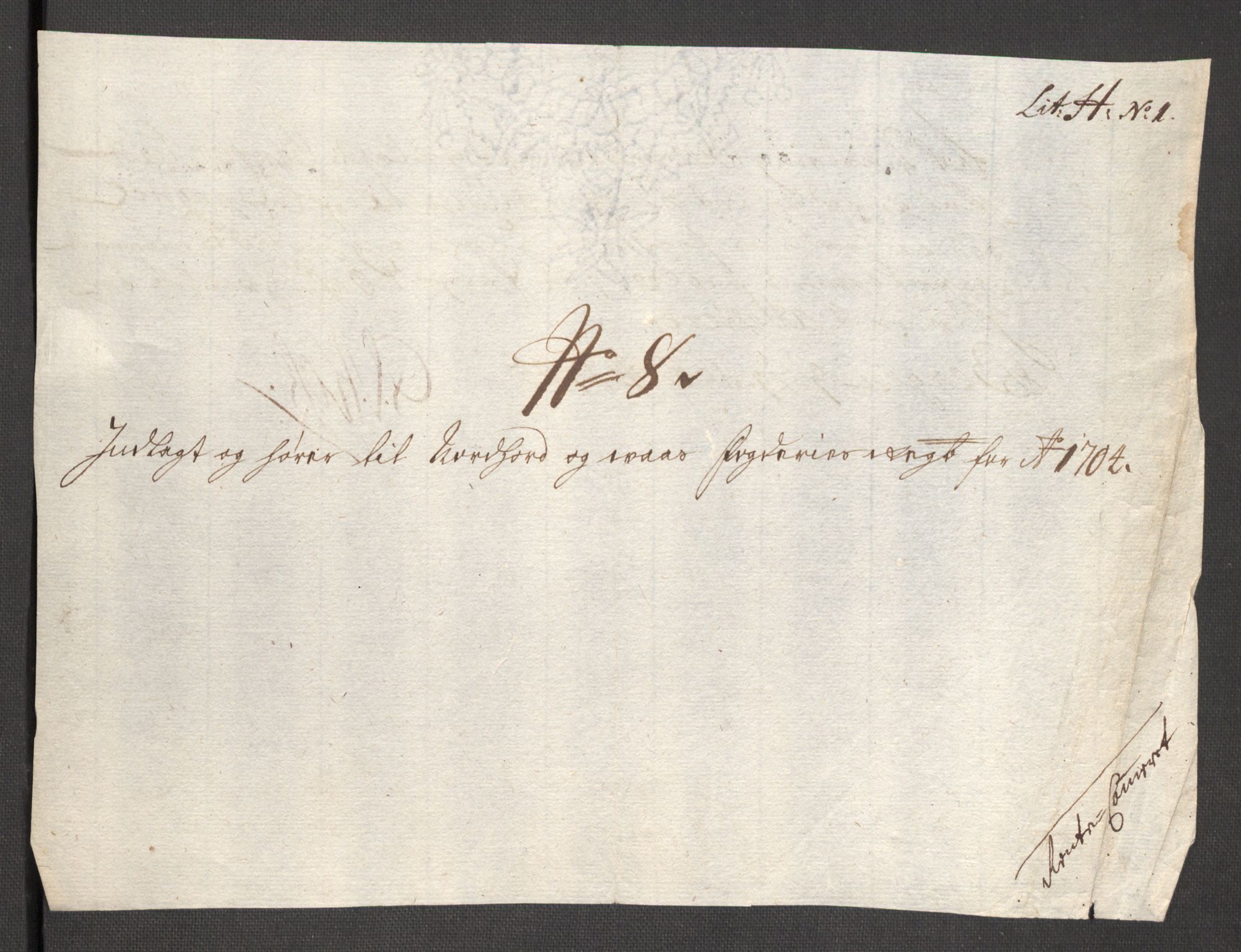 Rentekammeret inntil 1814, Reviderte regnskaper, Fogderegnskap, AV/RA-EA-4092/R51/L3187: Fogderegnskap Nordhordland og Voss, 1704-1705, p. 153