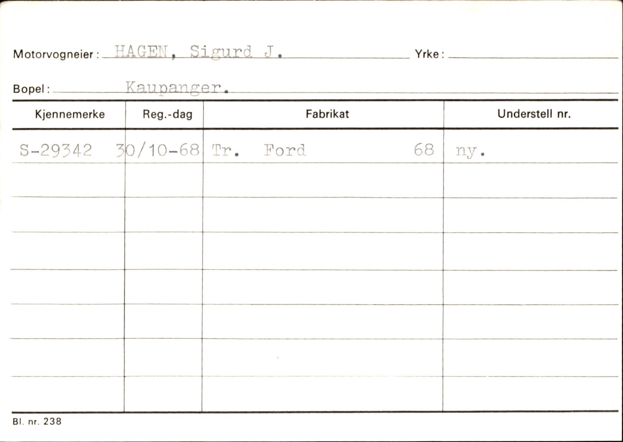 Statens vegvesen, Sogn og Fjordane vegkontor, AV/SAB-A-5301/4/F/L0124: Eigarregister Sogndal A-U, 1945-1975, p. 757