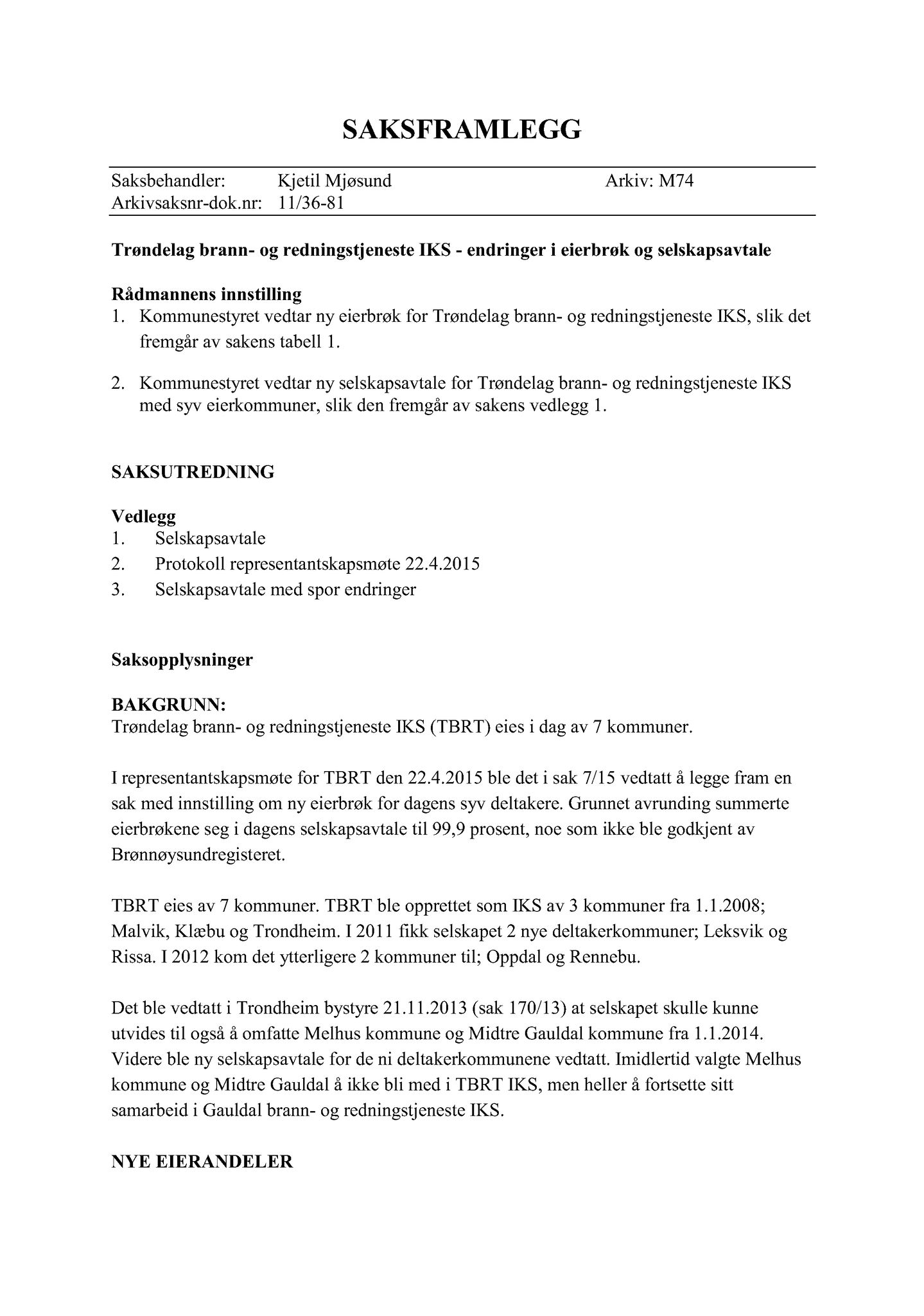 Klæbu Kommune, TRKO/KK/02-FS/L009: Formannsskapet - Møtedokumenter, 2016, p. 82