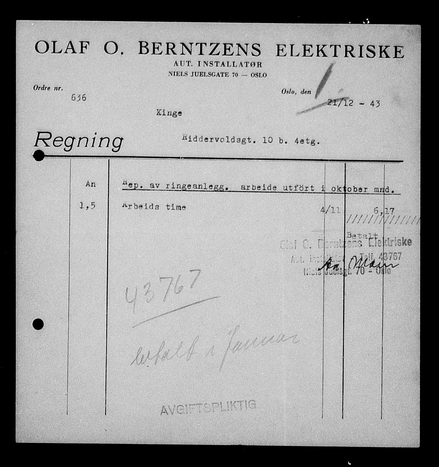 Justisdepartementet, Tilbakeføringskontoret for inndratte formuer, AV/RA-S-1564/H/Hc/Hcc/L0984: --, 1945-1947, p. 349