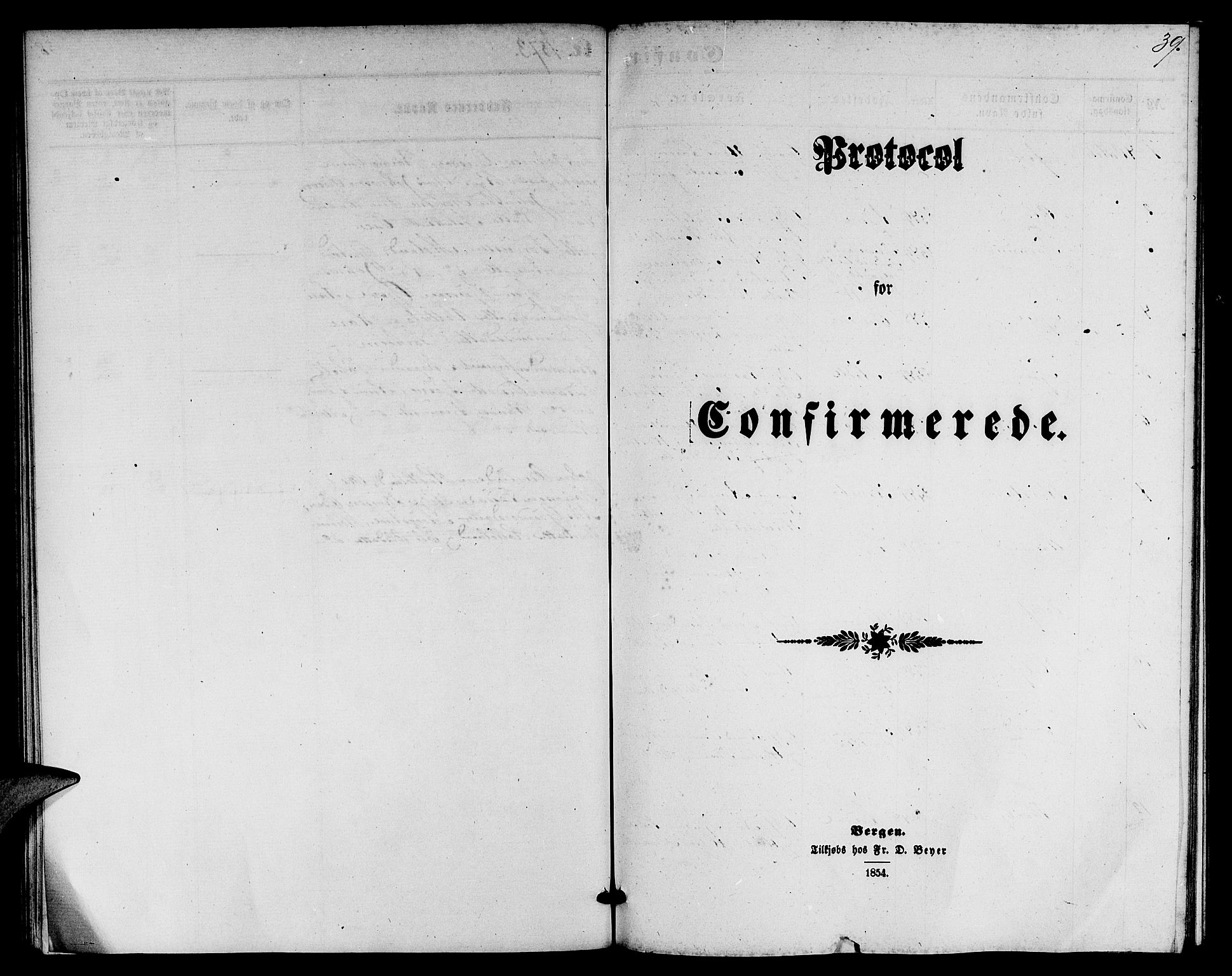 Etne sokneprestembete, SAB/A-75001/H/Hab: Parish register (copy) no. A 3, 1863-1873, p. 39