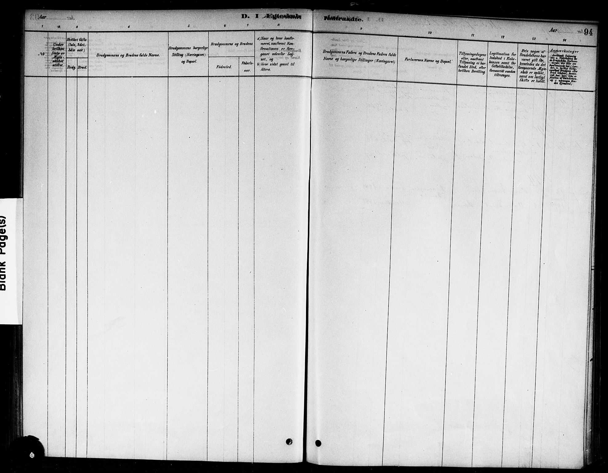 Moss prestekontor Kirkebøker, SAO/A-2003/F/Fc/L0001: Parish register (official) no. III 1, 1878-1894, p. 94