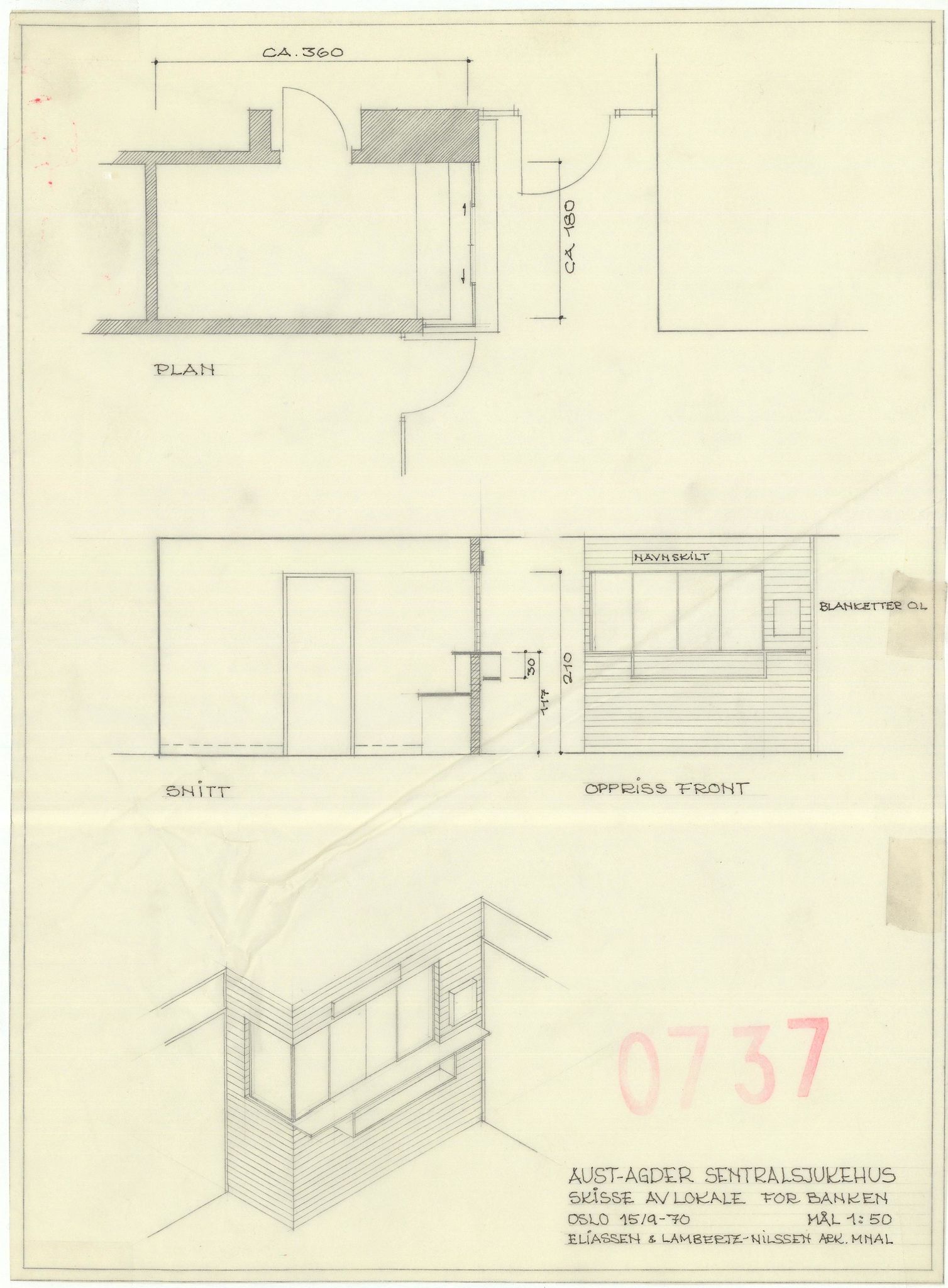 Eliassen og Lambertz-Nilssen Arkitekter, AAKS/PA-2983/T/T02/L0007: Tegningskogger 0737, 1967-1972, p. 49