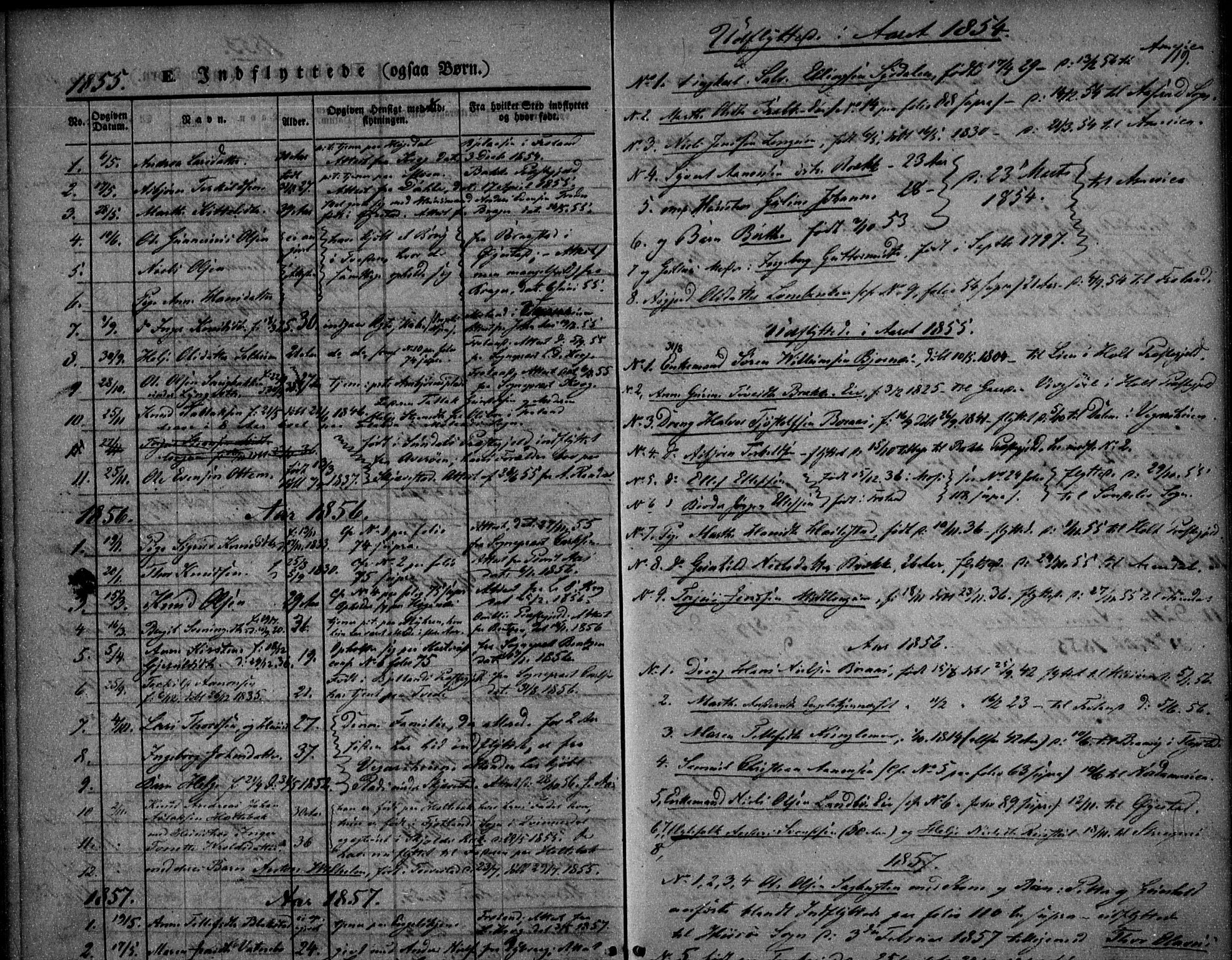 Austre Moland sokneprestkontor, AV/SAK-1111-0001/F/Fa/Faa/L0007: Parish register (official) no. A 7, 1847-1857, p. 119