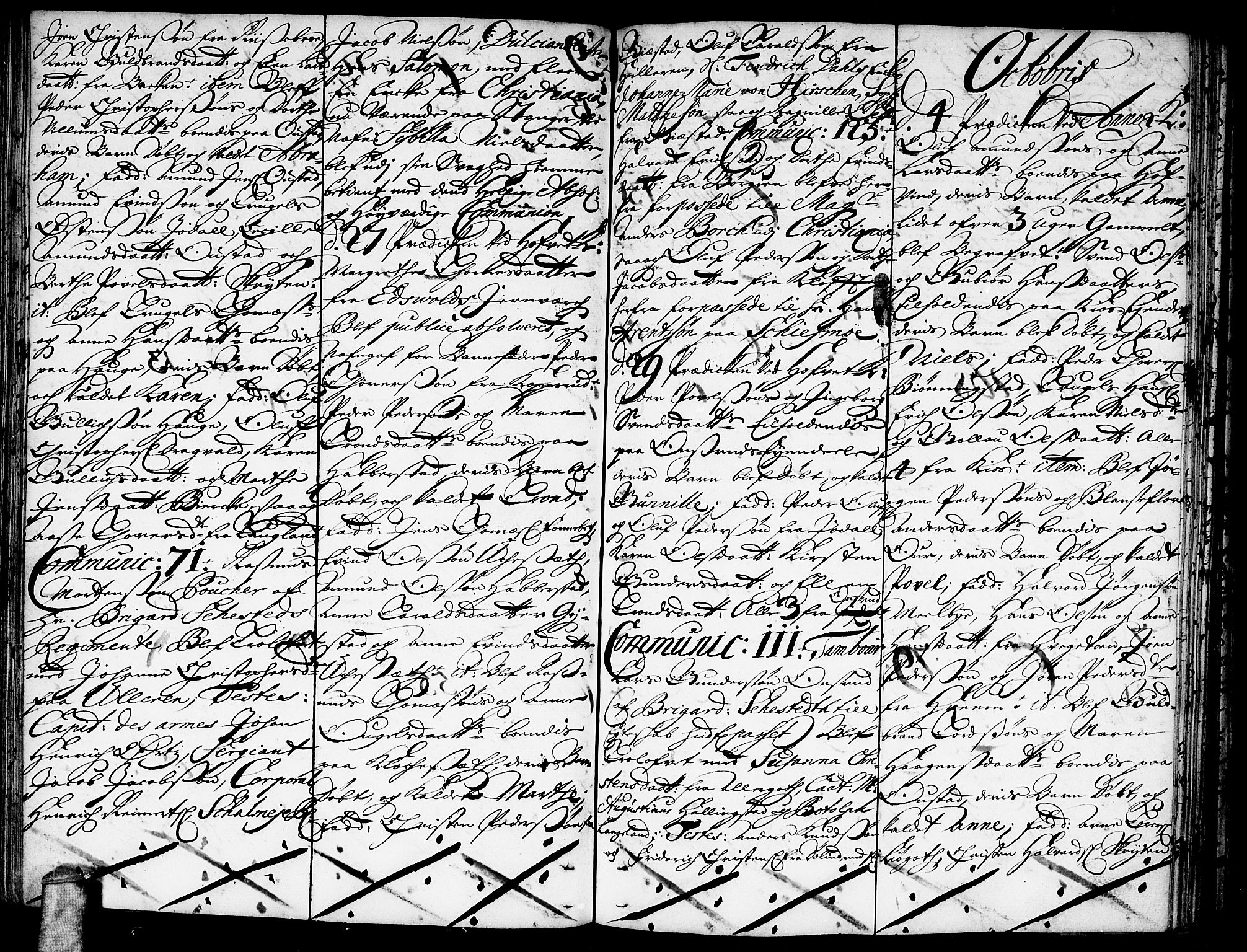 Ullensaker prestekontor Kirkebøker, AV/SAO-A-10236a/F/Fa/L0002: Parish register (official) no. I 2, 1702-1710