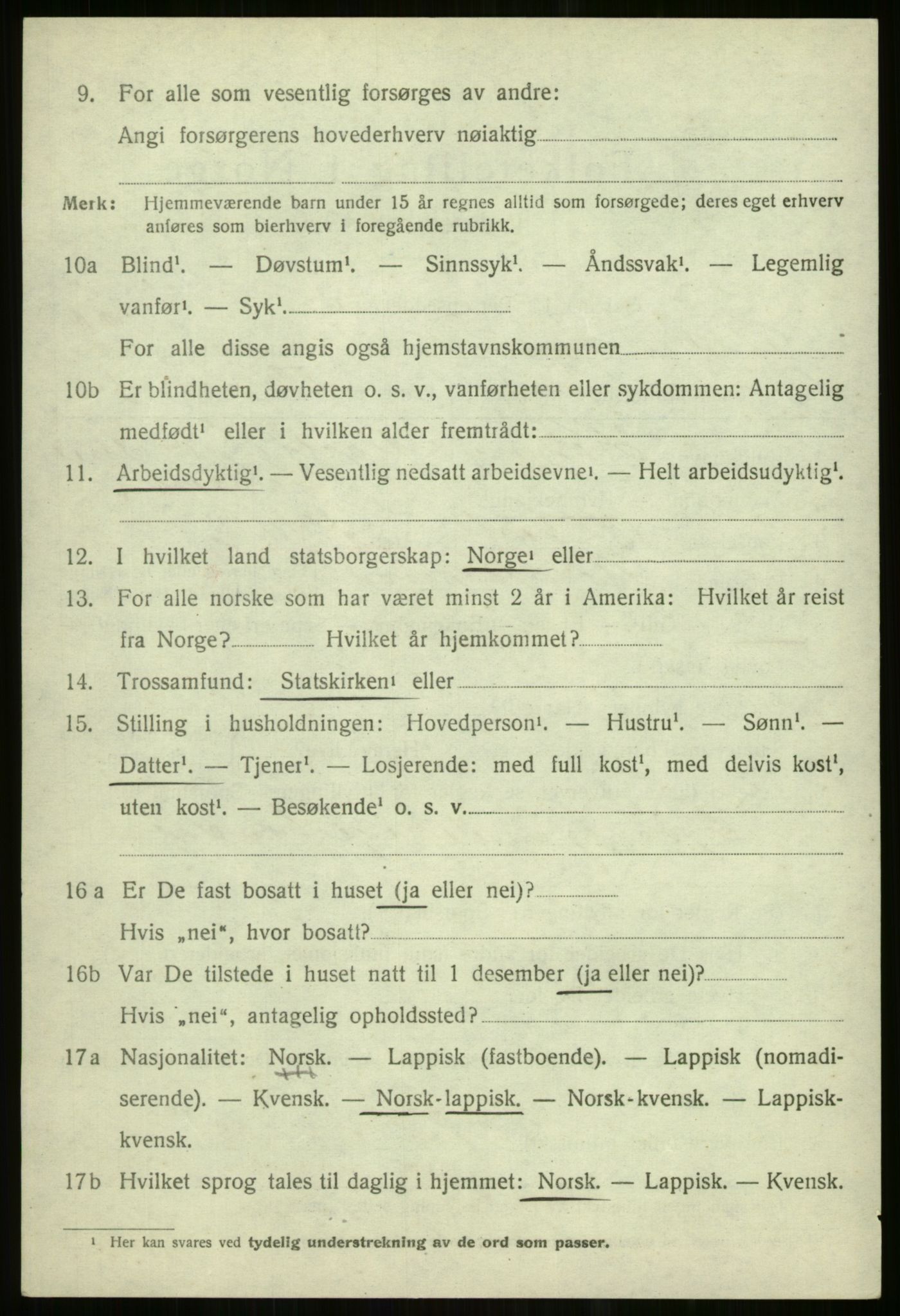 SATØ, 1920 census for Tromsøysund, 1920, p. 11269