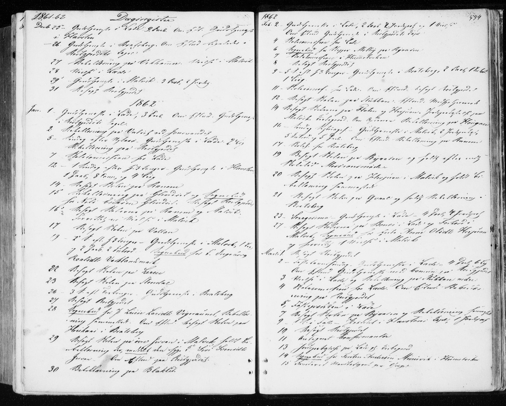 Ministerialprotokoller, klokkerbøker og fødselsregistre - Sør-Trøndelag, AV/SAT-A-1456/606/L0292: Parish register (official) no. 606A07, 1856-1865, p. 584