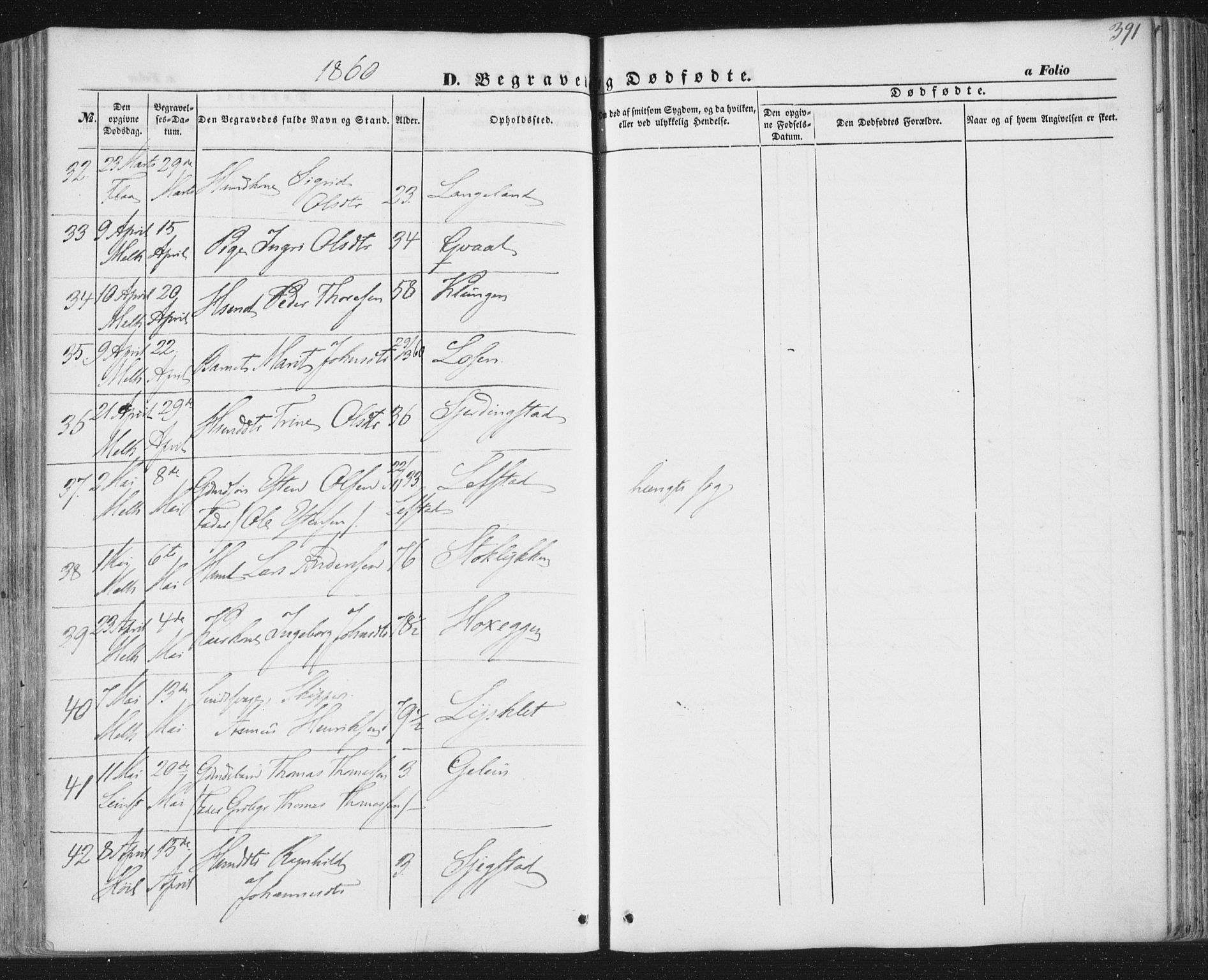 Ministerialprotokoller, klokkerbøker og fødselsregistre - Sør-Trøndelag, AV/SAT-A-1456/691/L1076: Parish register (official) no. 691A08, 1852-1861, p. 391