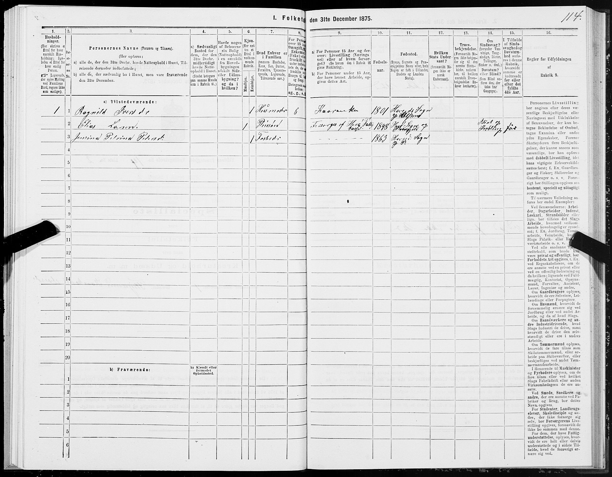 SAT, 1875 census for 1516P Ulstein, 1875, p. 5114