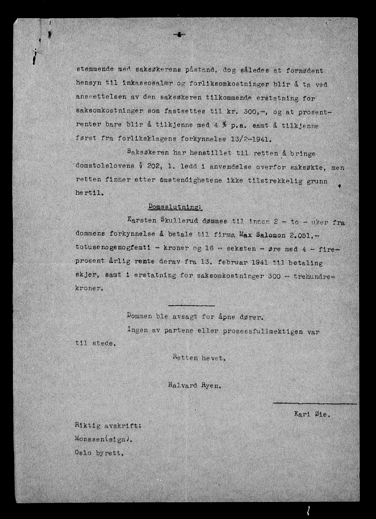 Justisdepartementet, Tilbakeføringskontoret for inndratte formuer, AV/RA-S-1564/H/Hc/Hcc/L0976: --, 1945-1947, p. 326