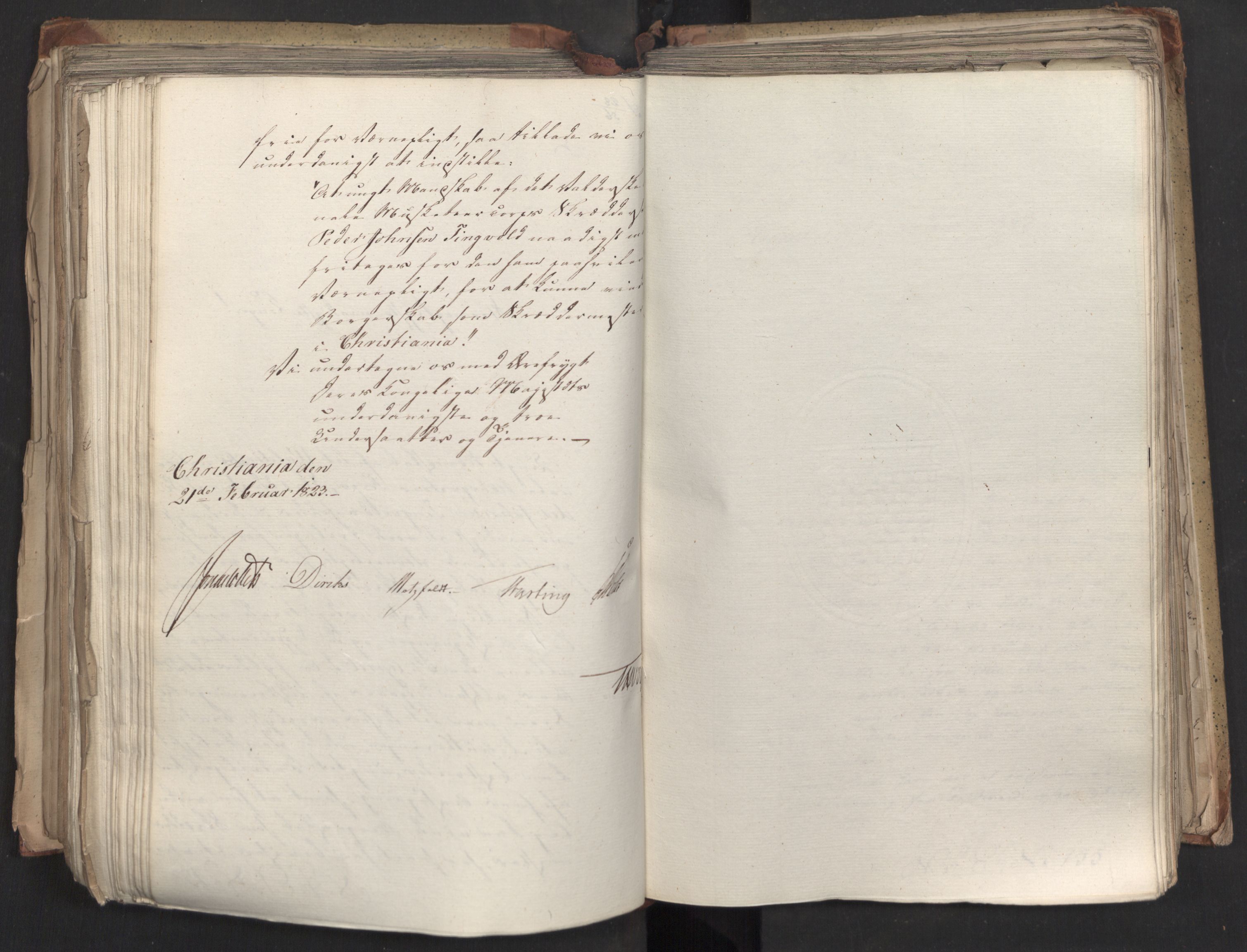 Statsrådsavdelingen i Stockholm, AV/RA-S-1003/D/Da/L0033: Regjeringsinnstillinger nr. 1-274, 1823, p. 391