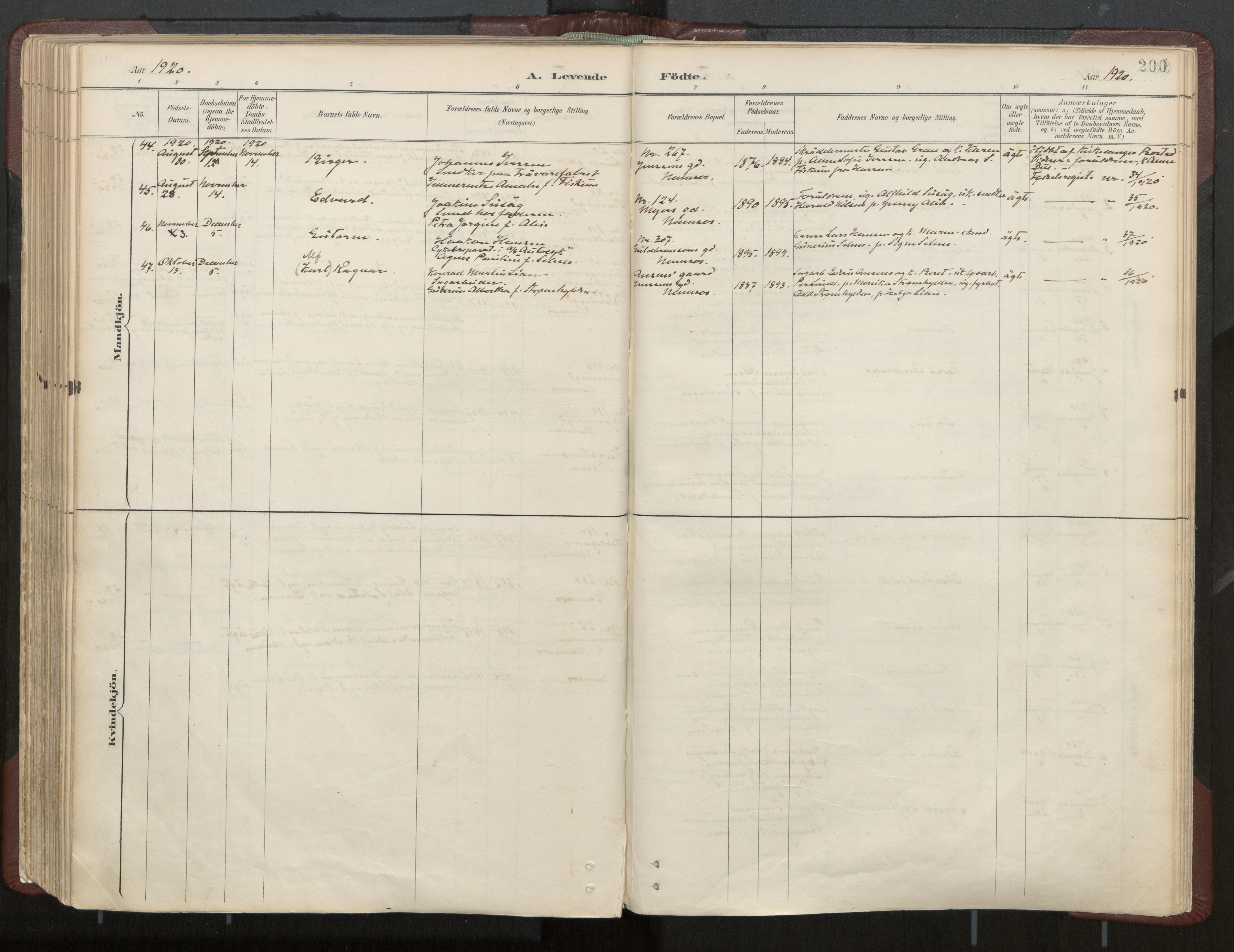 Ministerialprotokoller, klokkerbøker og fødselsregistre - Nord-Trøndelag, AV/SAT-A-1458/768/L0574: Parish register (official) no. 768A08, 1887-1927, p. 200