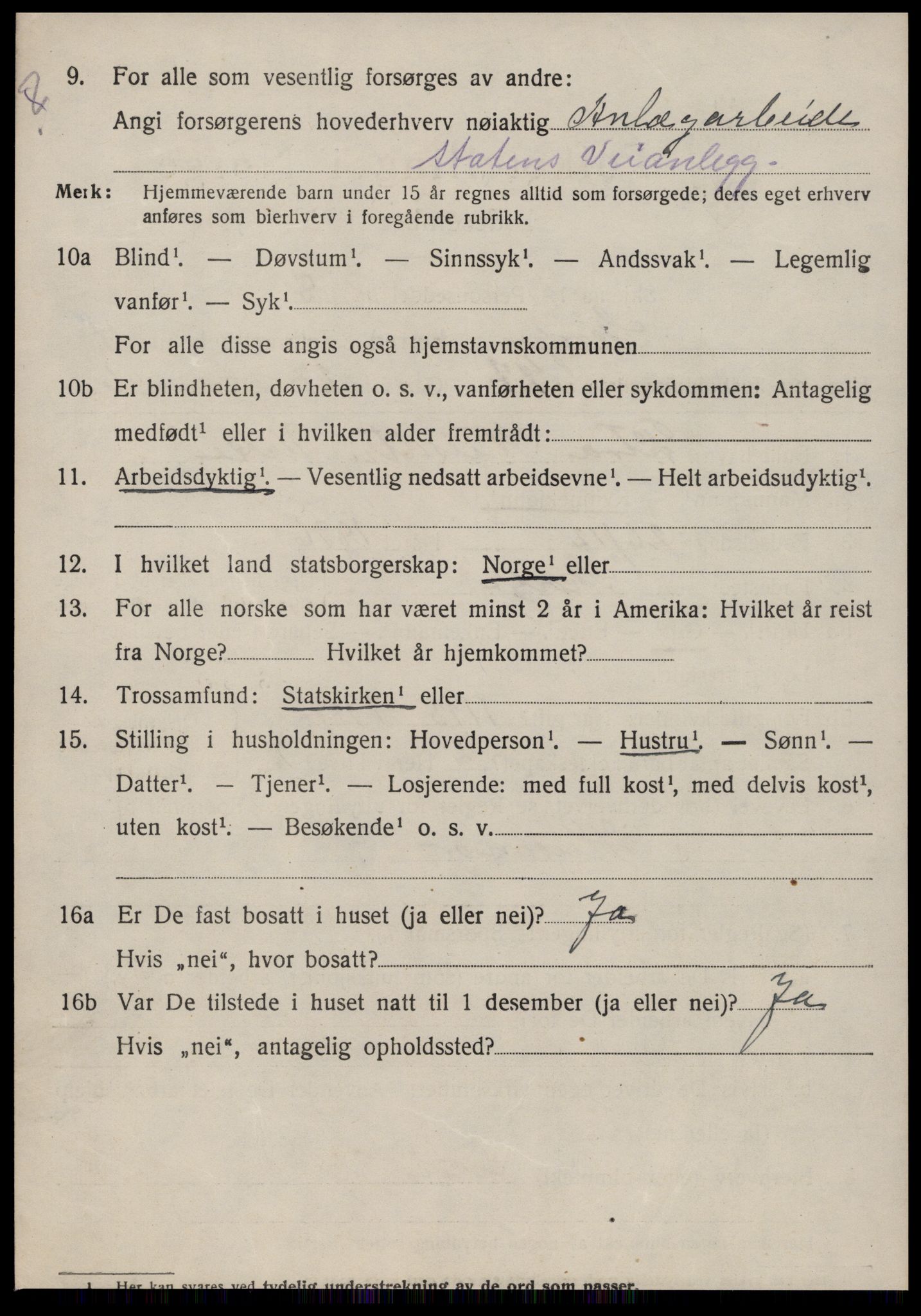 SAT, 1920 census for Skodje, 1920, p. 2292