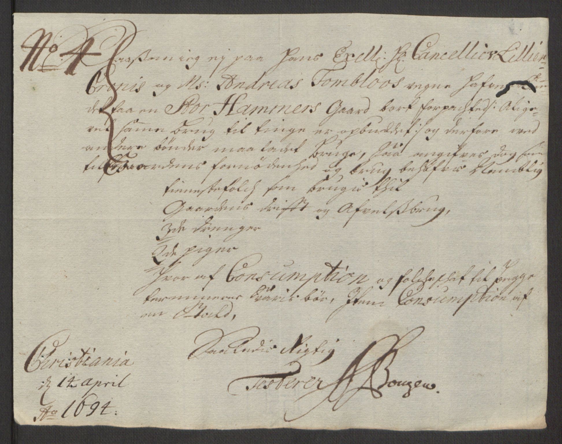 Rentekammeret inntil 1814, Reviderte regnskaper, Fogderegnskap, AV/RA-EA-4092/R16/L1035: Fogderegnskap Hedmark, 1694, p. 102