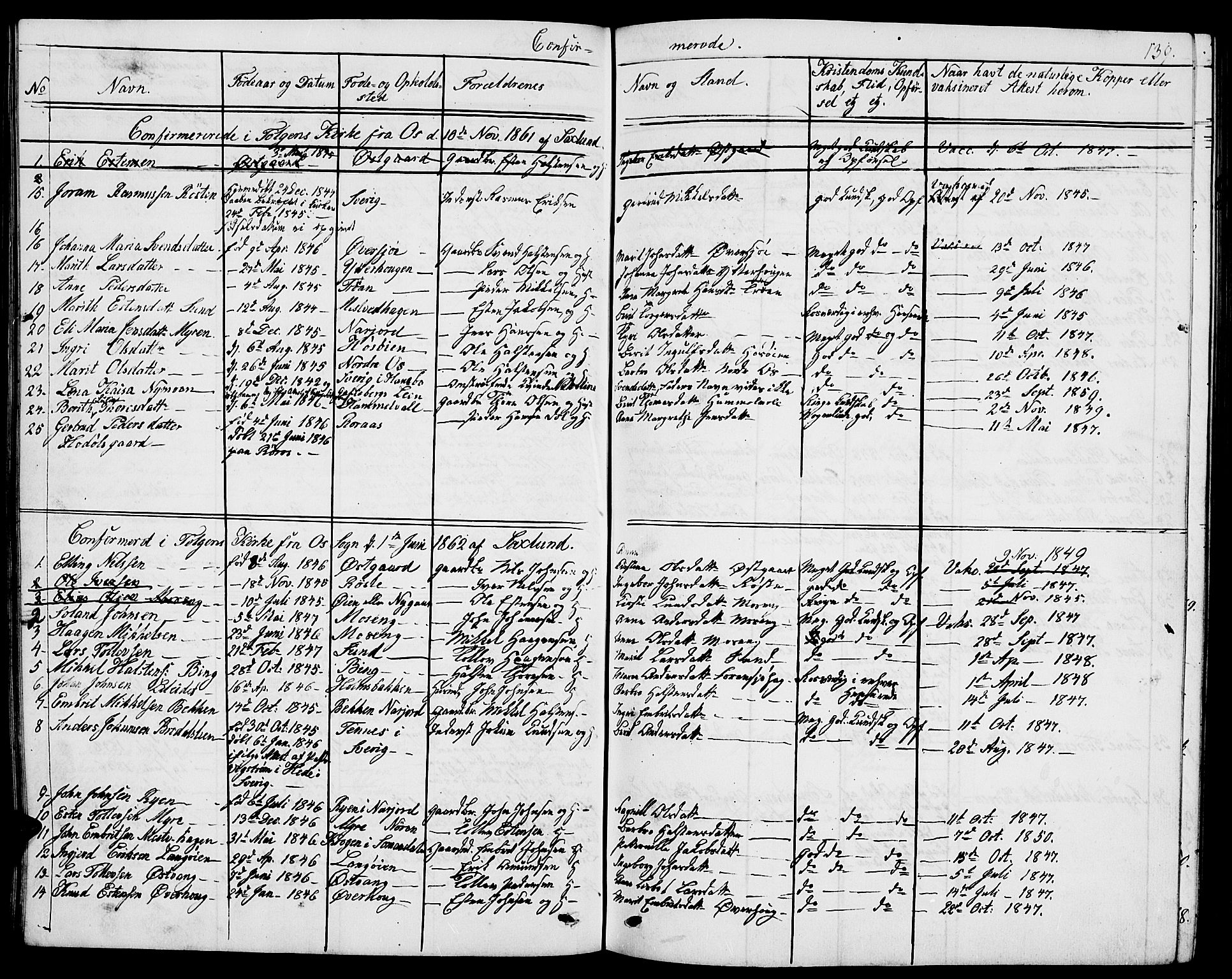 Tolga prestekontor, SAH/PREST-062/L/L0004: Parish register (copy) no. 4, 1845-1887, p. 139