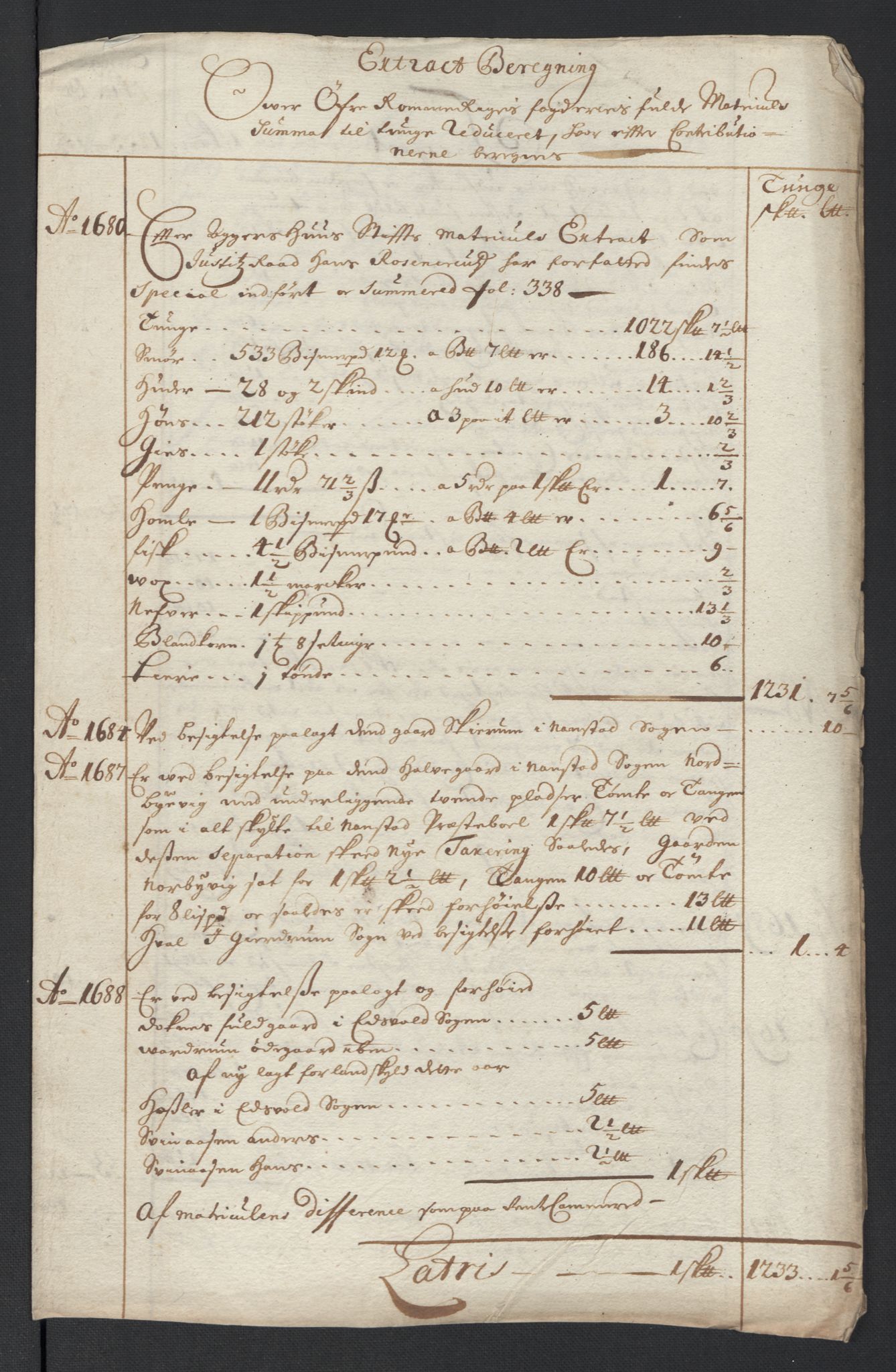 Rentekammeret inntil 1814, Reviderte regnskaper, Fogderegnskap, RA/EA-4092/R12/L0708: Fogderegnskap Øvre Romerike, 1696, p. 209
