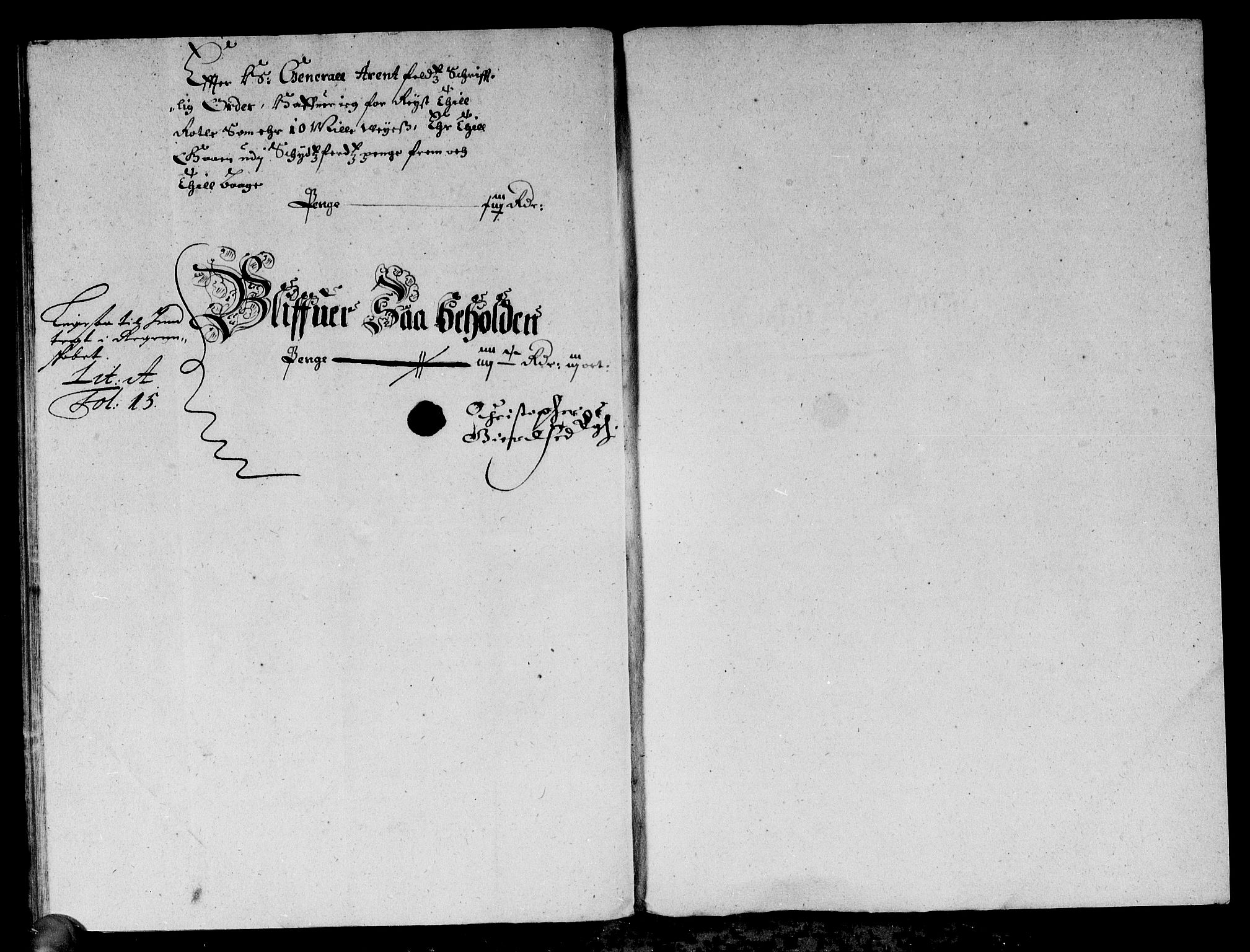 Rentekammeret inntil 1814, Reviderte regnskaper, Stiftamtstueregnskaper, Bergen stiftamt, RA/EA-6043/R/Rc/L0018: Bergen stiftamt, 1665