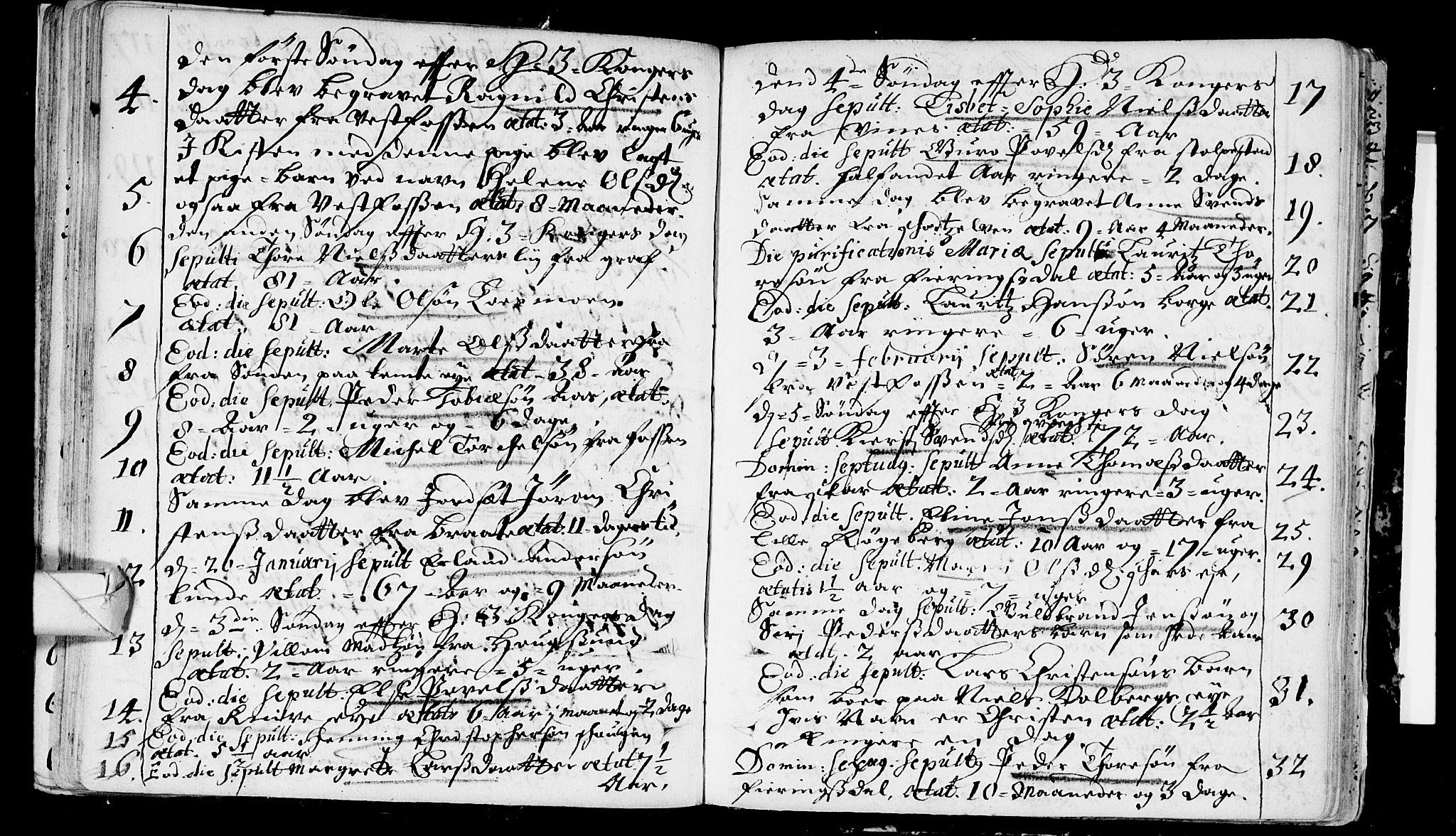 Eiker kirkebøker, AV/SAKO-A-4/F/Fa/L0006: Parish register (official) no. I 6 /1, 1705-1733