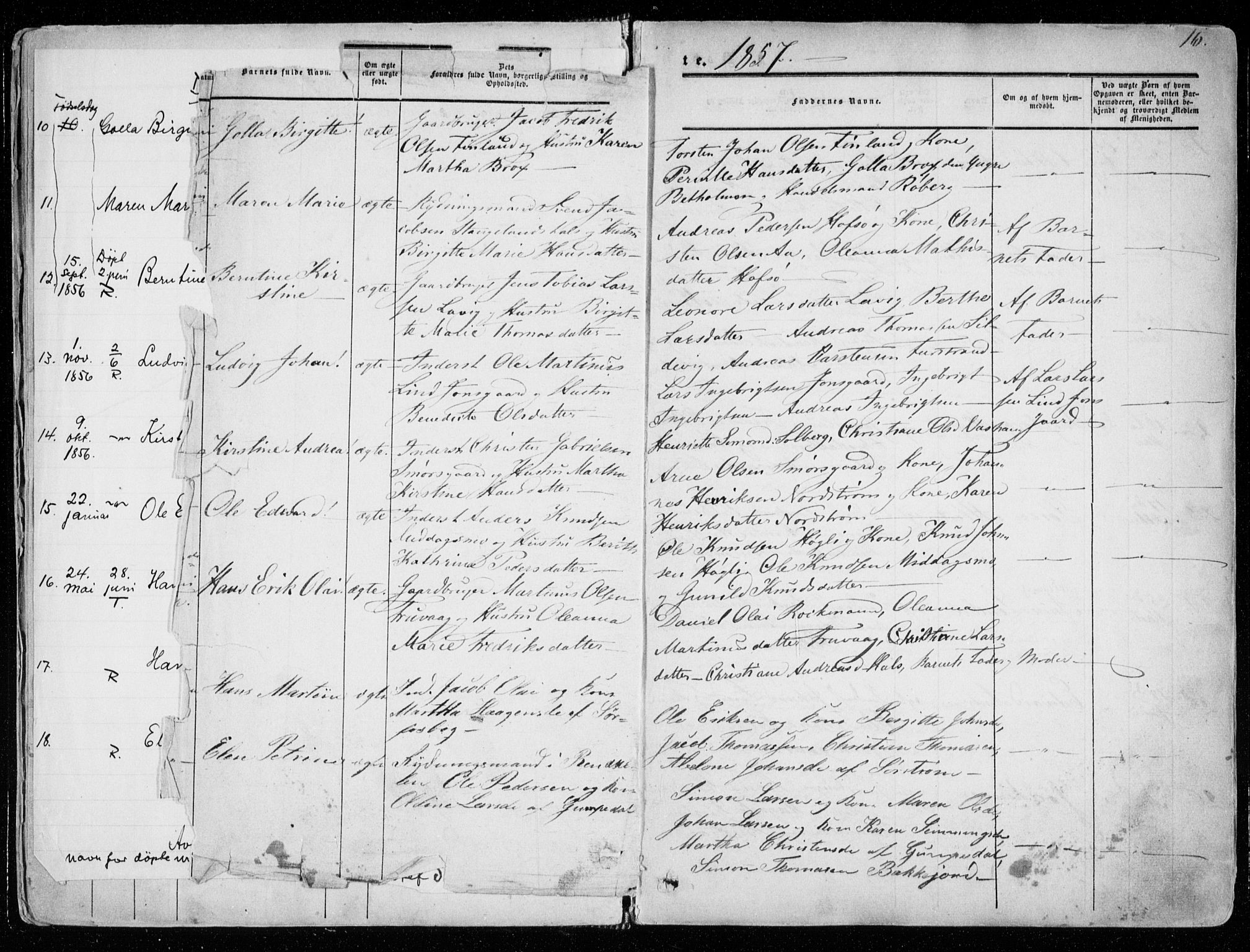 Tranøy sokneprestkontor, SATØ/S-1313/I/Ia/Iaa/L0007kirke: Parish register (official) no. 7, 1856-1866, p. 16