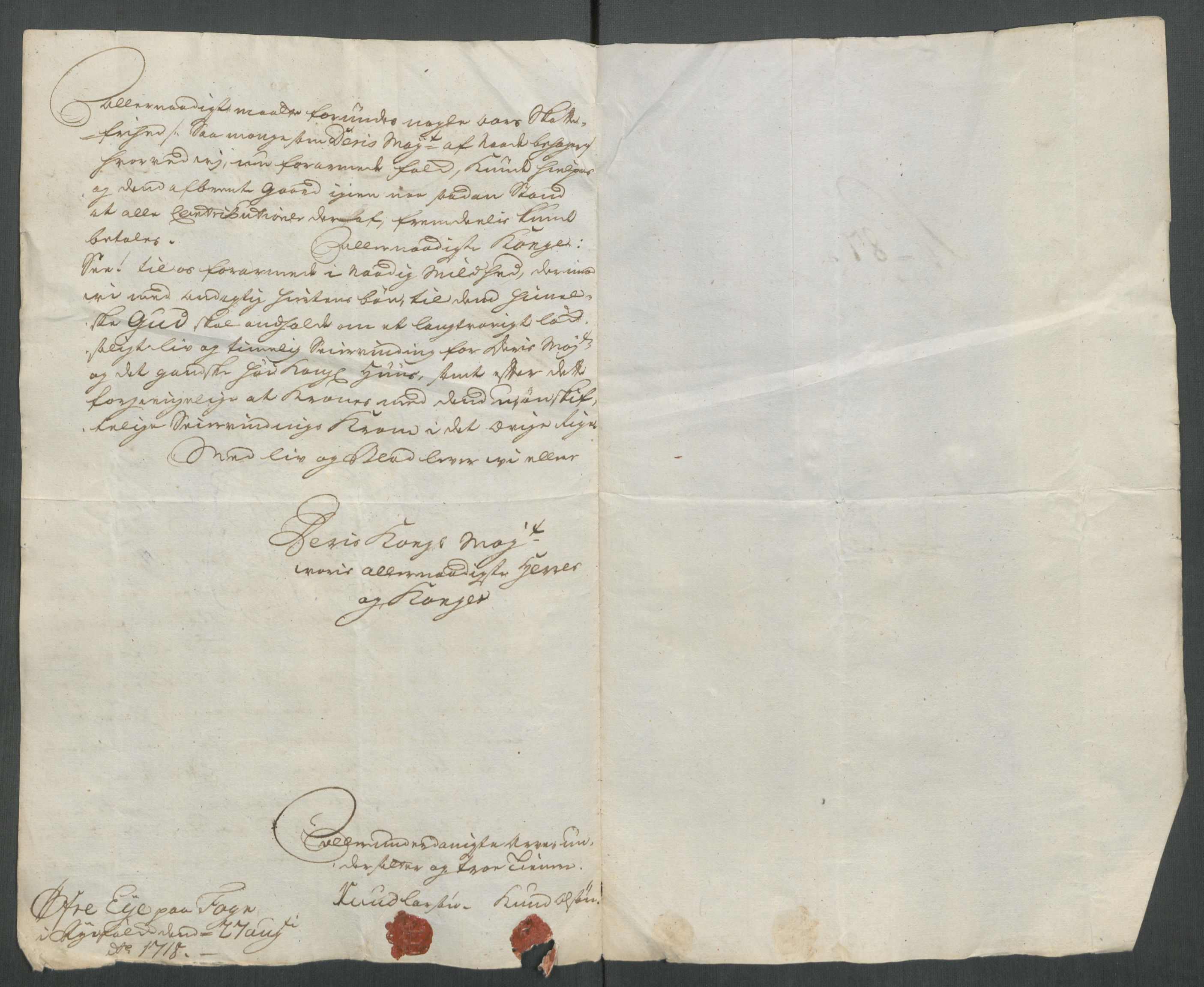 Rentekammeret inntil 1814, Reviderte regnskaper, Fogderegnskap, AV/RA-EA-4092/R47/L2871: Fogderegnskap Ryfylke, 1718, p. 388