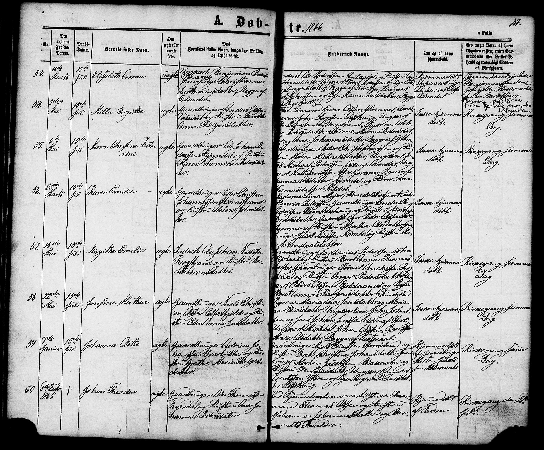 Ministerialprotokoller, klokkerbøker og fødselsregistre - Nordland, AV/SAT-A-1459/827/L0393: Parish register (official) no. 827A05, 1863-1883, p. 47