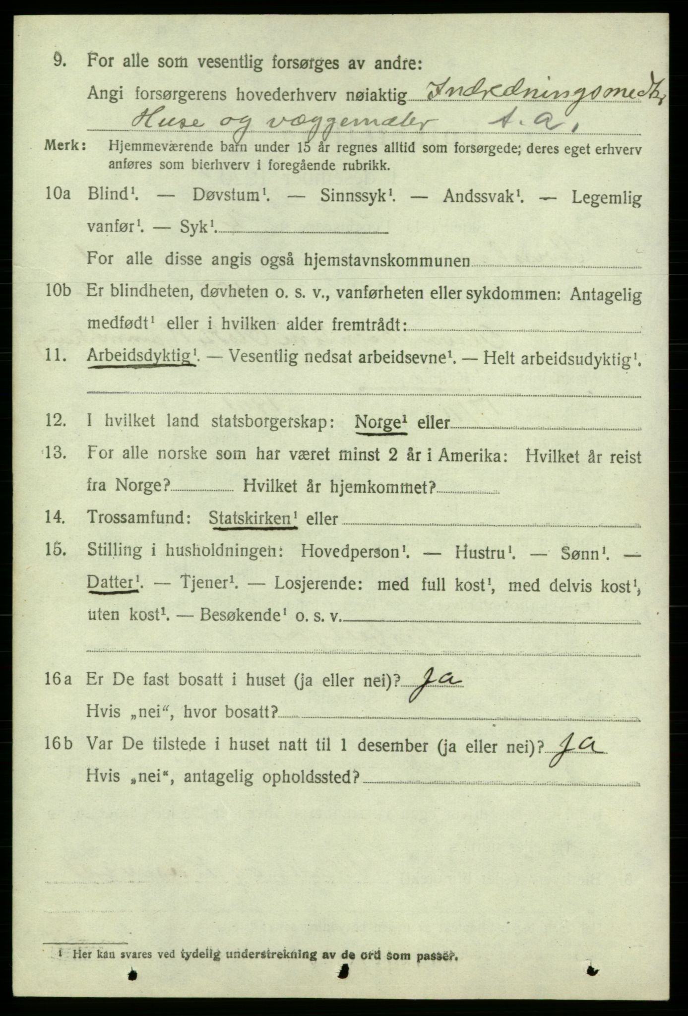 SAB, 1920 census for Kvinnherad, 1920, p. 4071