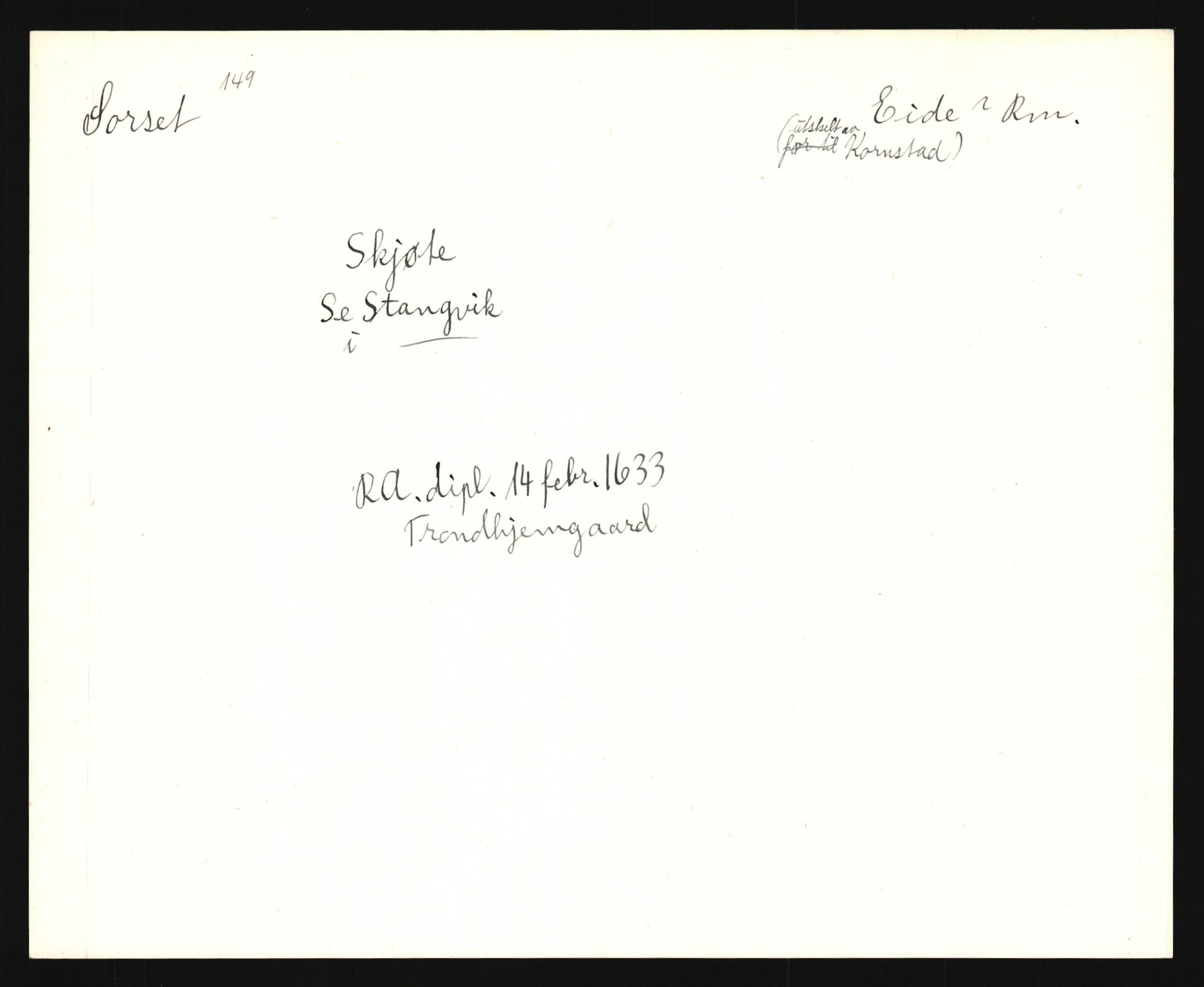 Riksarkivets diplomsamling, AV/RA-EA-5965/F35/F35e/L0031: Registreringssedler Møre og Romsdal, 1400-1700, p. 563