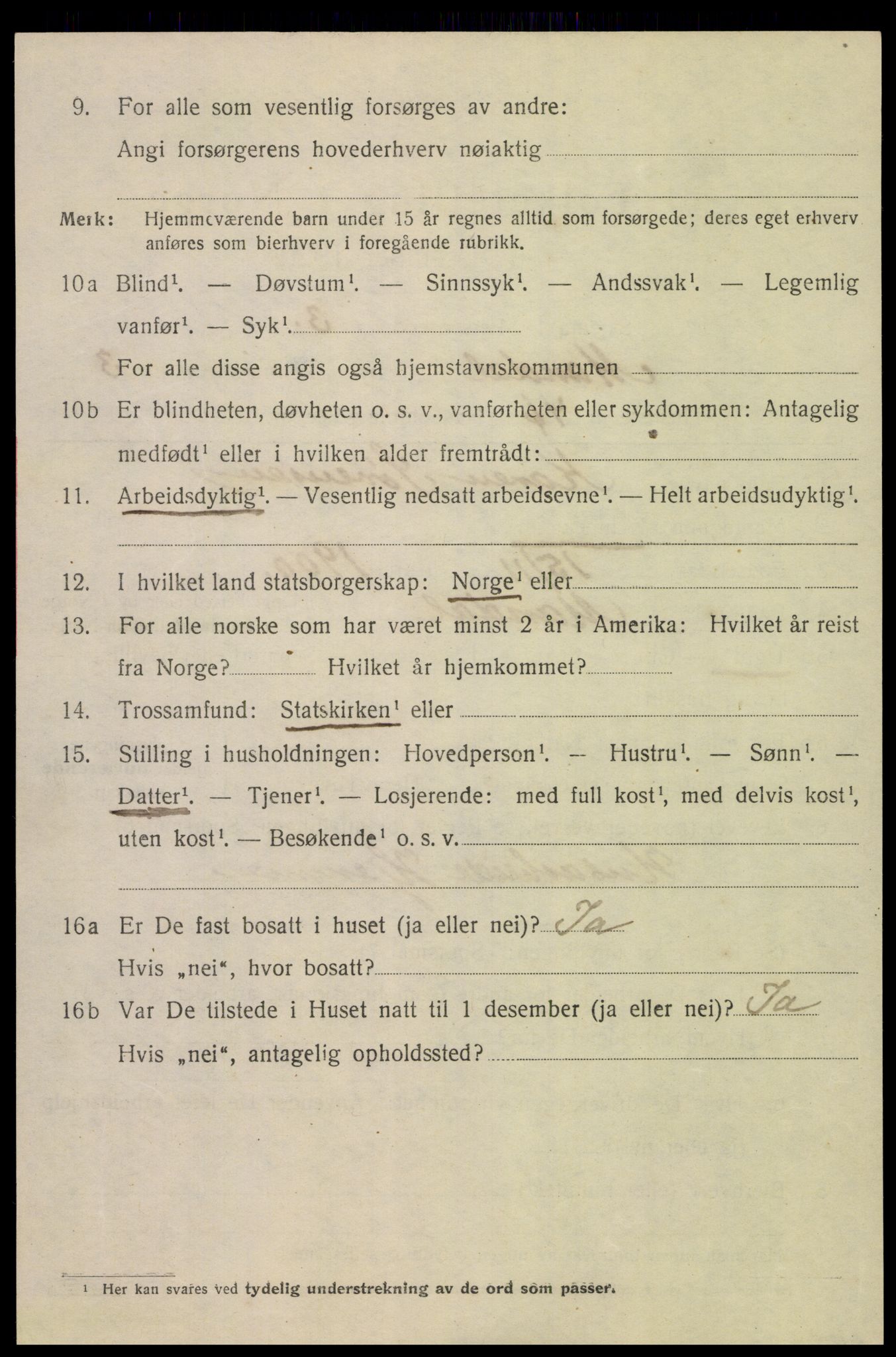 SAK, 1920 census for Mandal, 1920, p. 5902