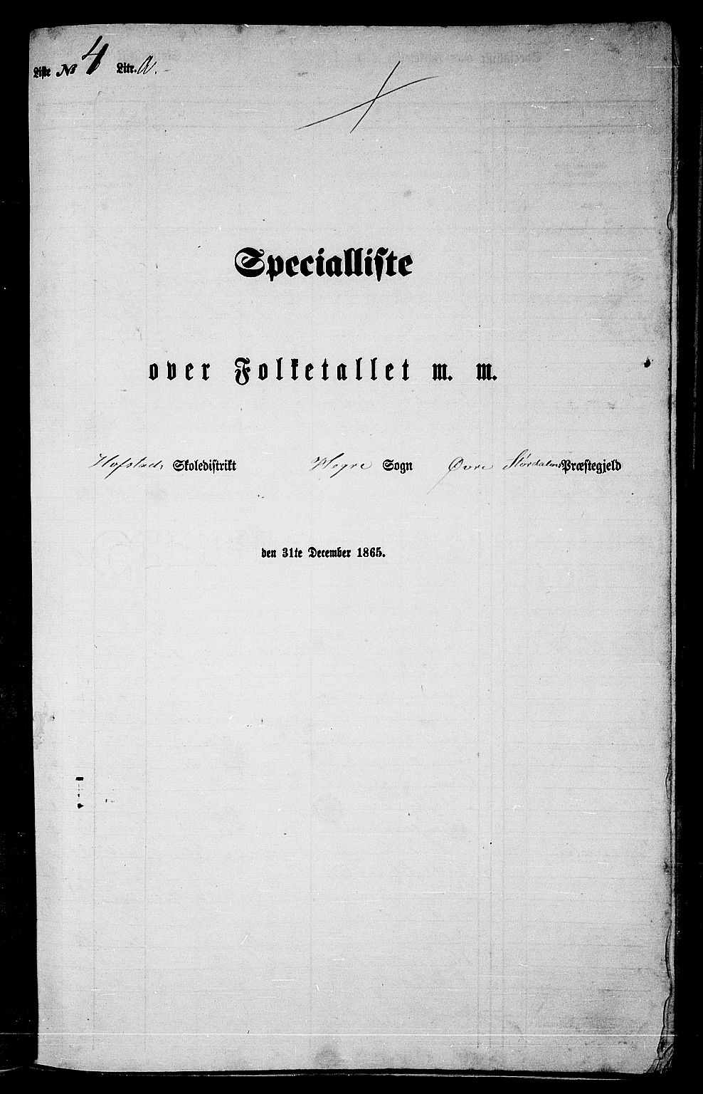 RA, 1865 census for Øvre Stjørdal, 1865, p. 65