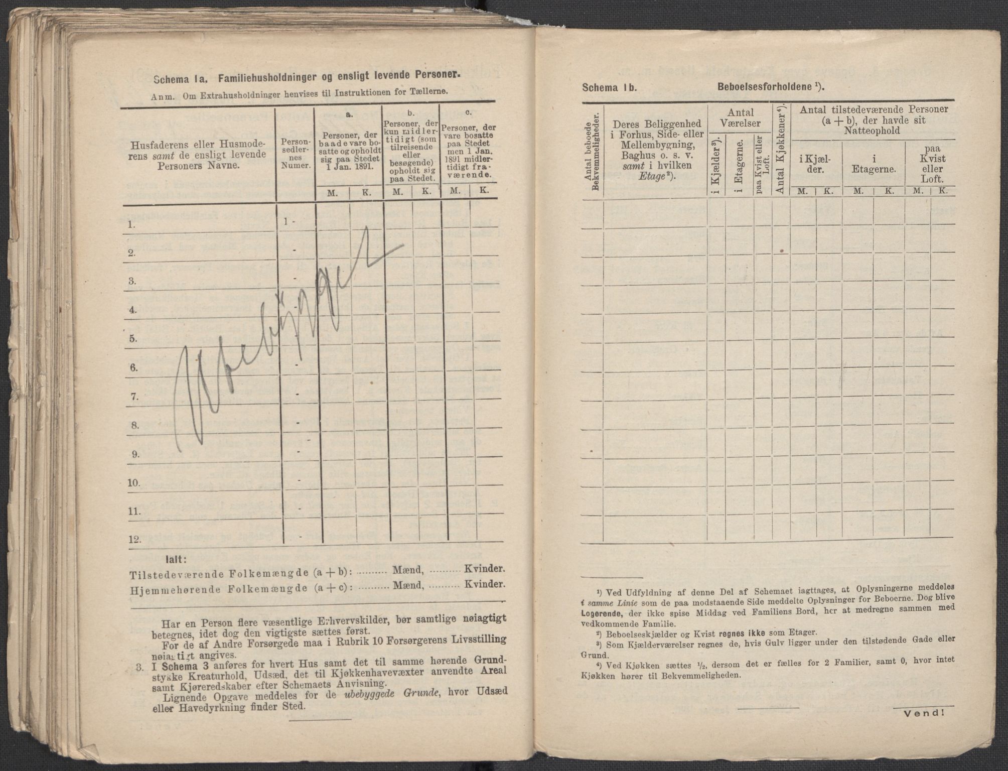 RA, 1891 Census for 1301 Bergen, 1891, p. 1996