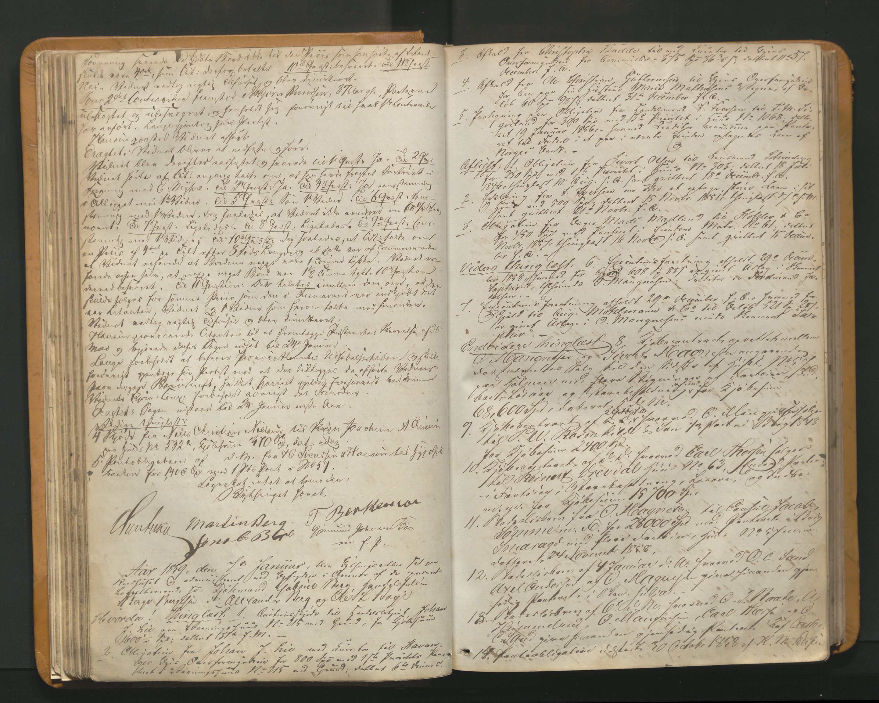 Stavanger byfogd, AV/SAST-A-101408/001/3/30/30BA/L0058: Bytingprotkoll, 1858-1865, p. 56b-57a