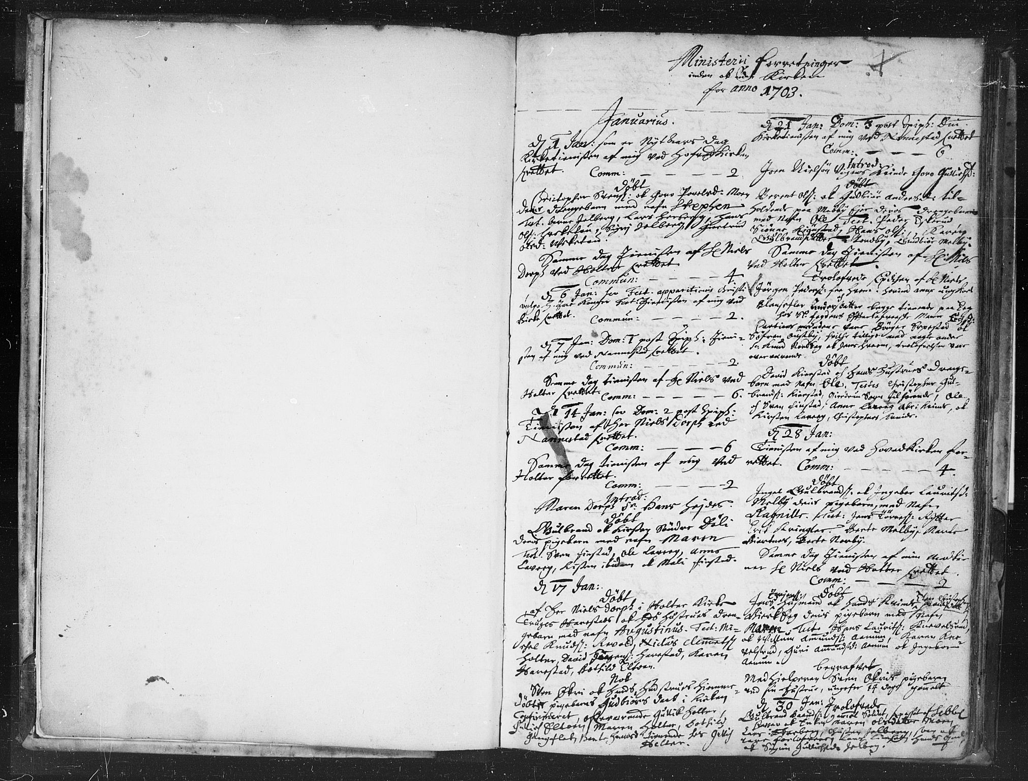 Nannestad prestekontor Kirkebøker, SAO/A-10414a/F/Fa/L0002: Parish register (official) no. I 2, 1703-1715