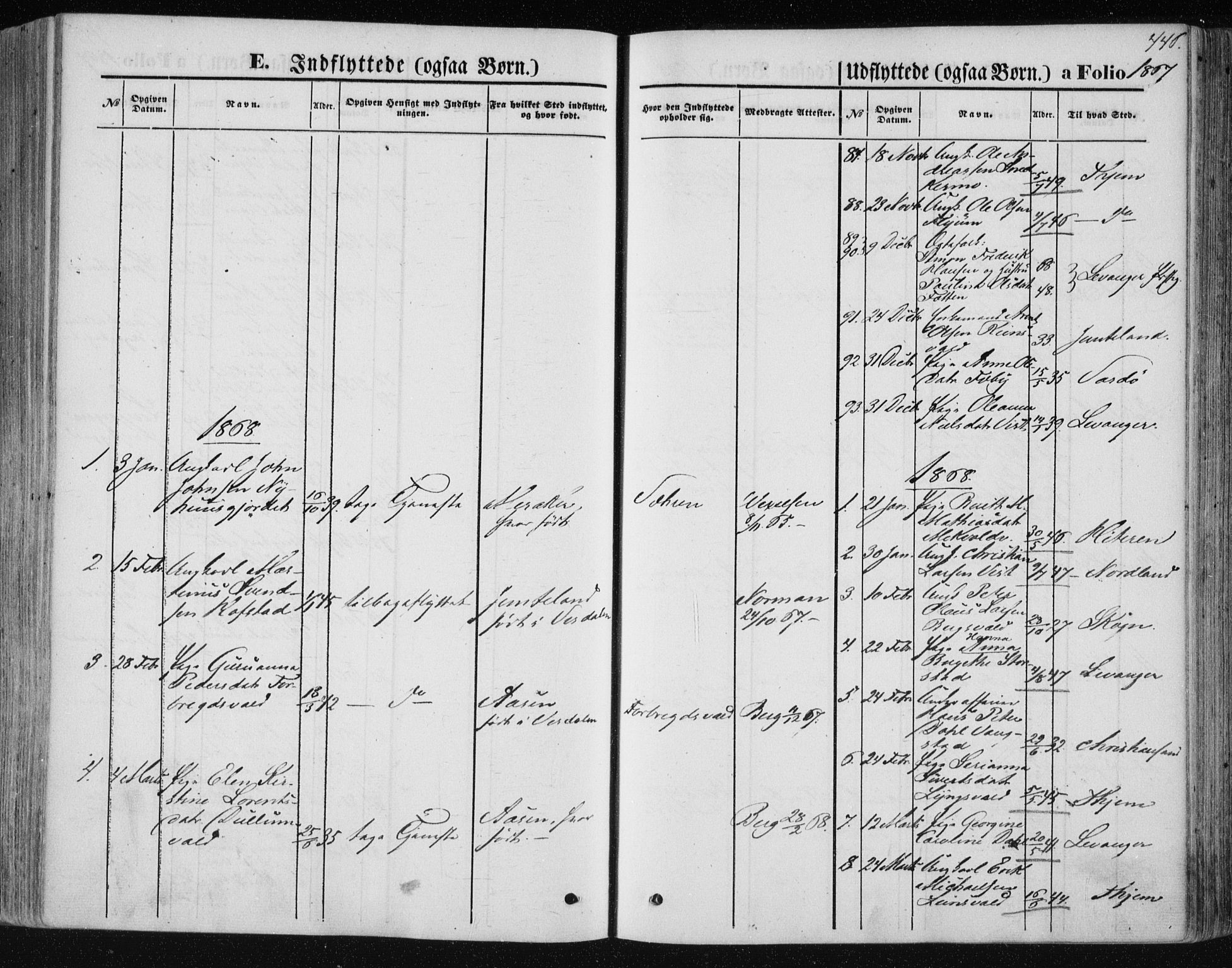 Ministerialprotokoller, klokkerbøker og fødselsregistre - Nord-Trøndelag, AV/SAT-A-1458/723/L0241: Parish register (official) no. 723A10, 1860-1869, p. 446