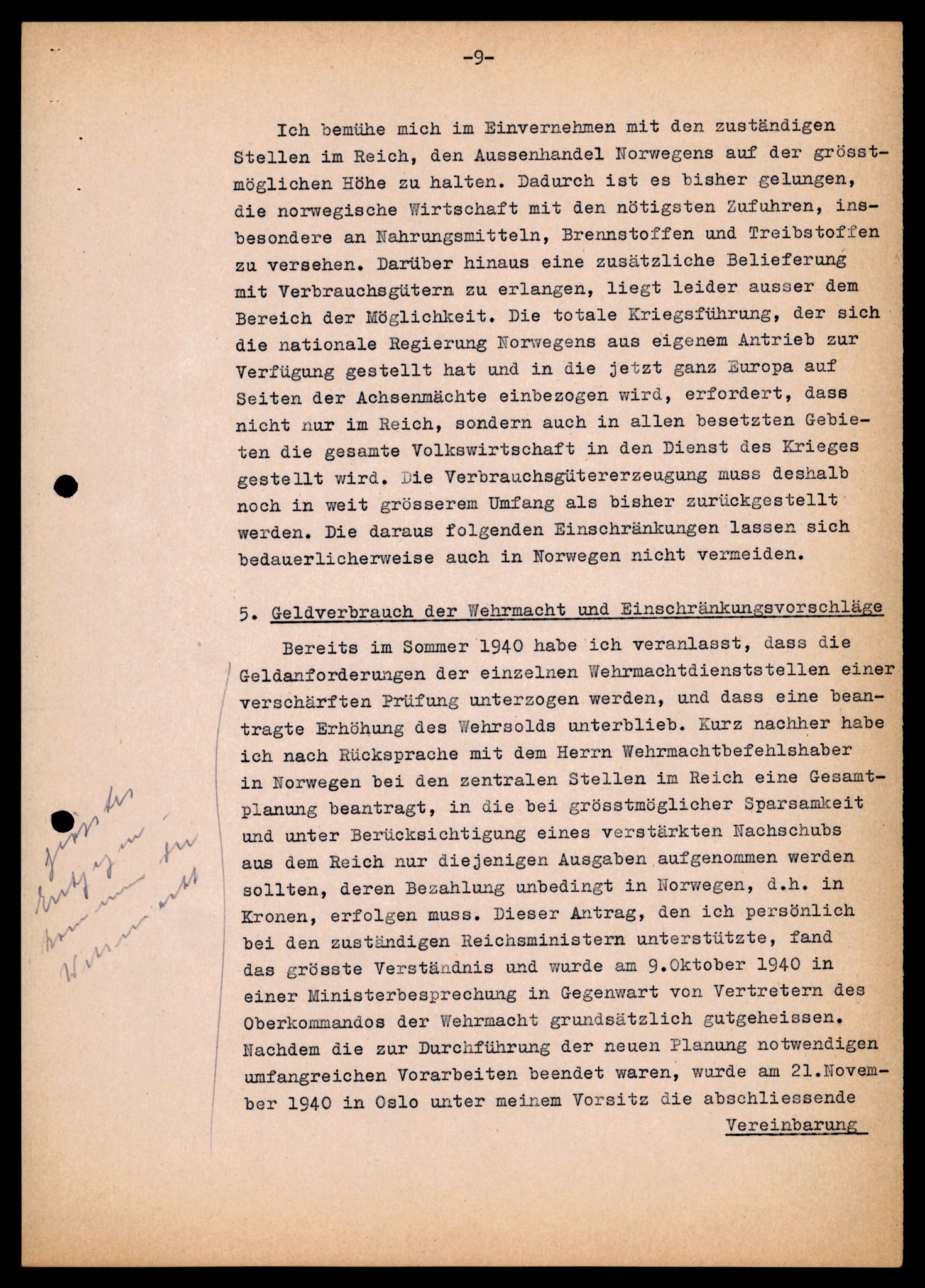 Forsvarets Overkommando. 2 kontor. Arkiv 11.4. Spredte tyske arkivsaker, AV/RA-RAFA-7031/D/Dar/Darb/L0003: Reichskommissariat - Hauptabteilung Vervaltung, 1940-1945, p. 1345