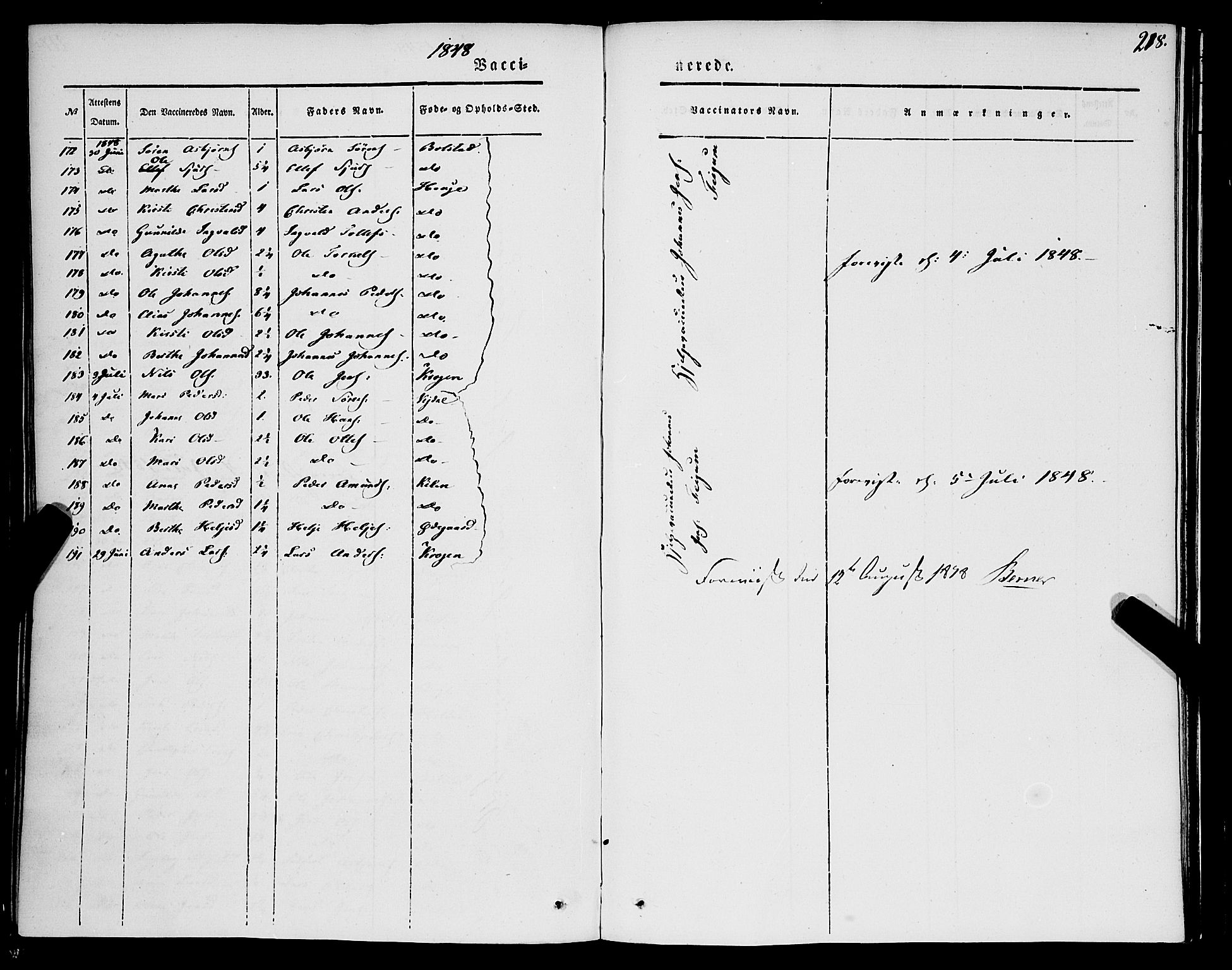 Luster sokneprestembete, SAB/A-81101/H/Haa/Haaa/L0006: Parish register (official) no. A 6, 1840-1848, p. 218