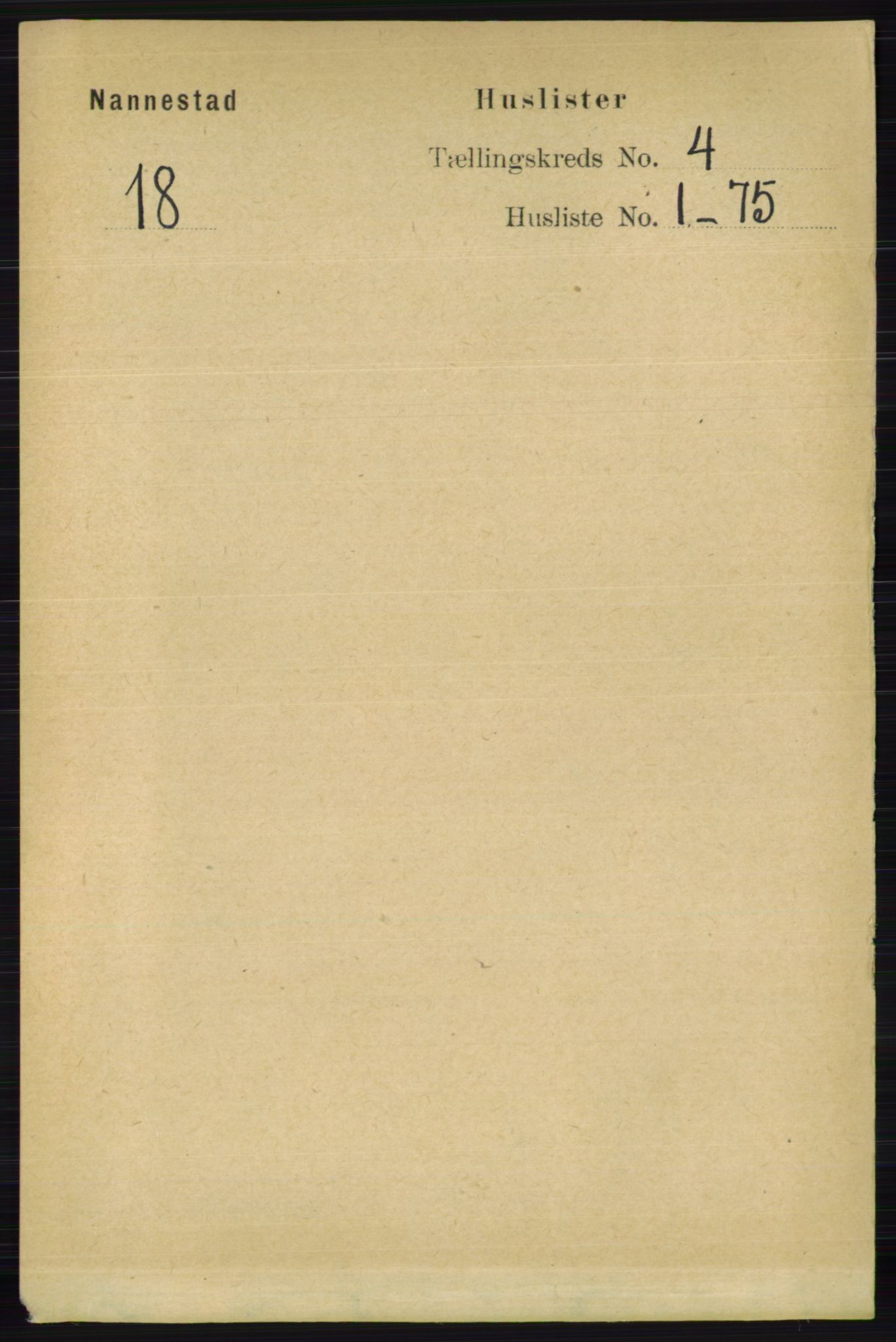 RA, 1891 census for 0238 Nannestad, 1891, p. 1977