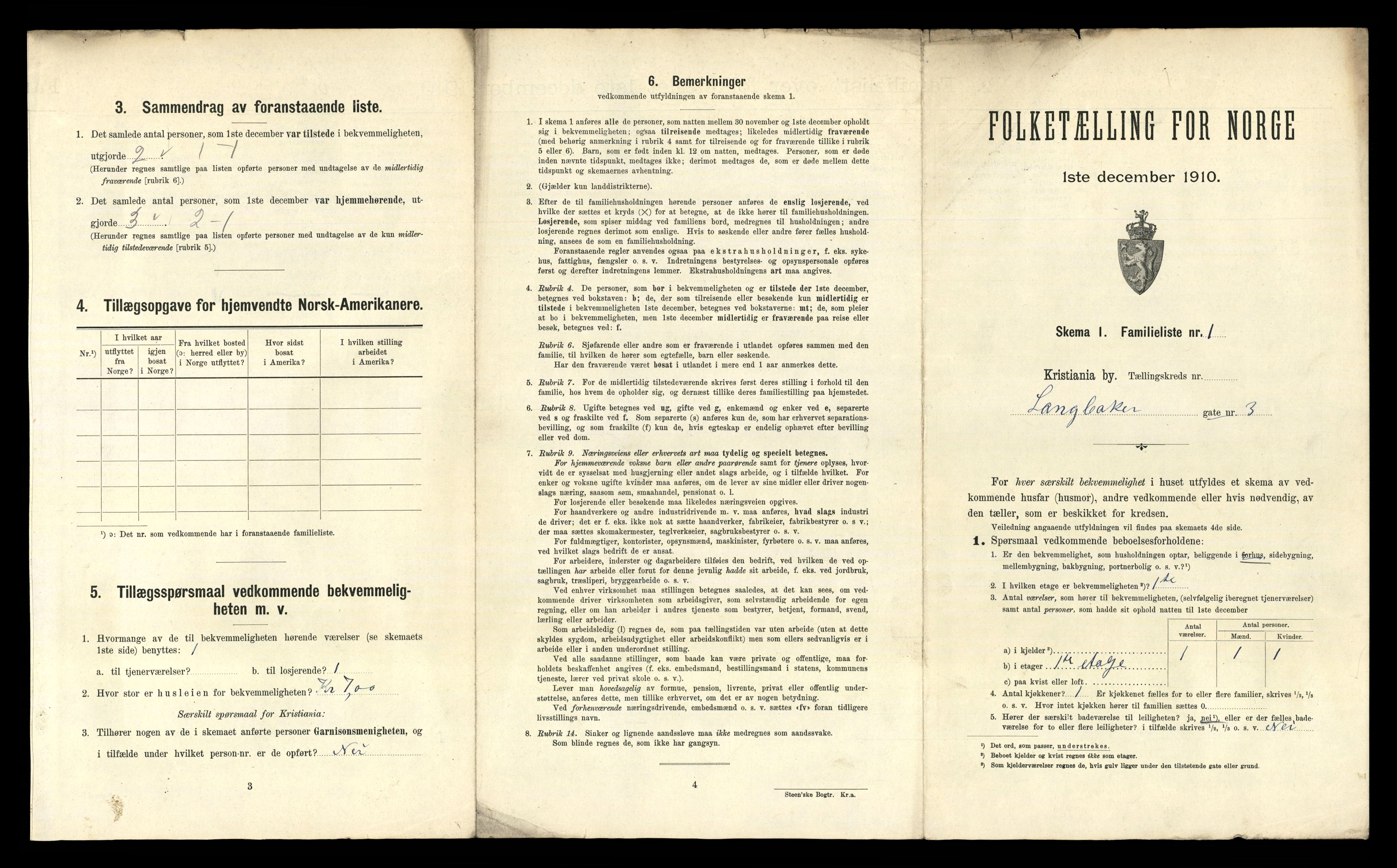 RA, 1910 census for Kristiania, 1910, p. 55593