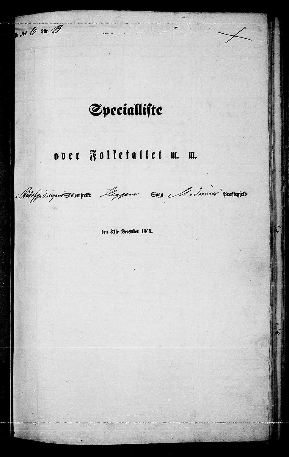 RA, 1865 census for Modum, 1865, p. 112