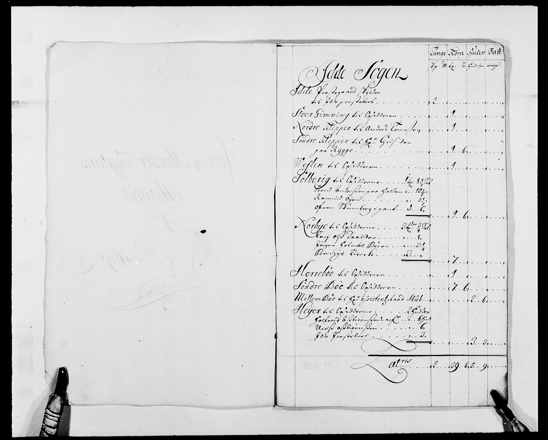 Rentekammeret inntil 1814, Reviderte regnskaper, Fogderegnskap, AV/RA-EA-4092/R01/L0010: Fogderegnskap Idd og Marker, 1690-1691, p. 336