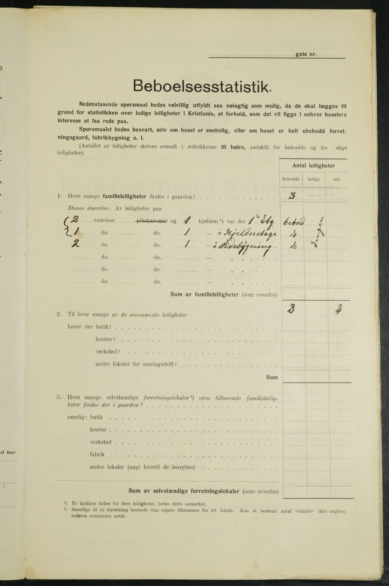 OBA, Municipal Census 1914 for Kristiania, 1914, p. 24465