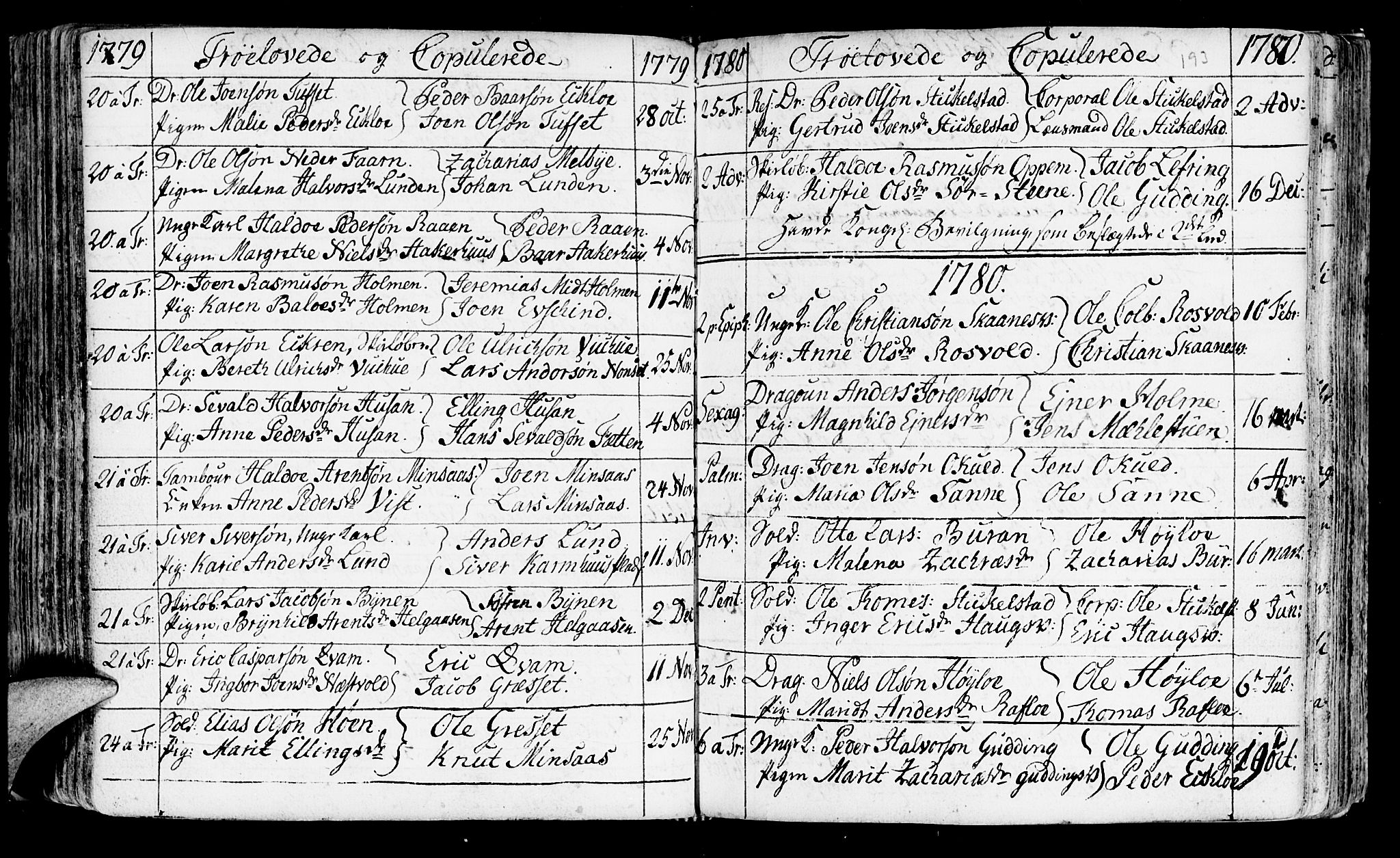 Ministerialprotokoller, klokkerbøker og fødselsregistre - Nord-Trøndelag, SAT/A-1458/723/L0231: Parish register (official) no. 723A02, 1748-1780, p. 193