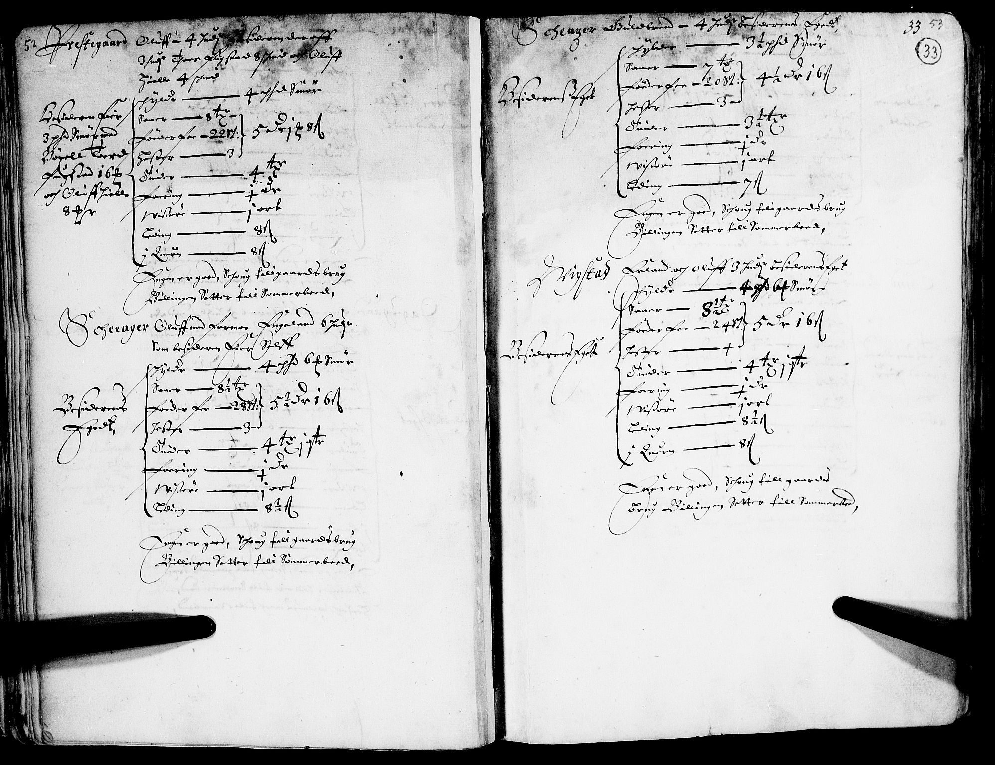 Rentekammeret inntil 1814, Realistisk ordnet avdeling, RA/EA-4070/N/Nb/Nba/L0014: Gudbrandsdalen fogderi, 1. del, 1668, p. 32b-33a