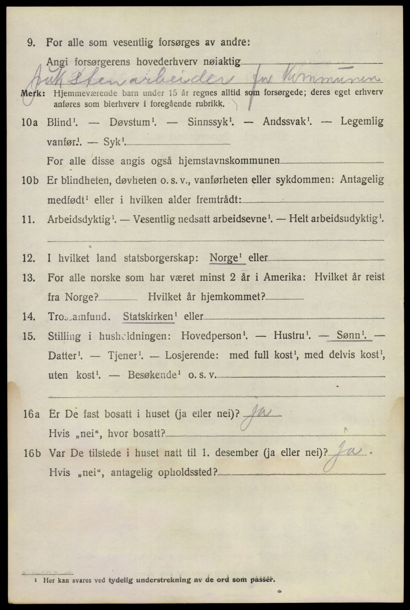 SAO, 1920 census for Fet, 1920, p. 5981