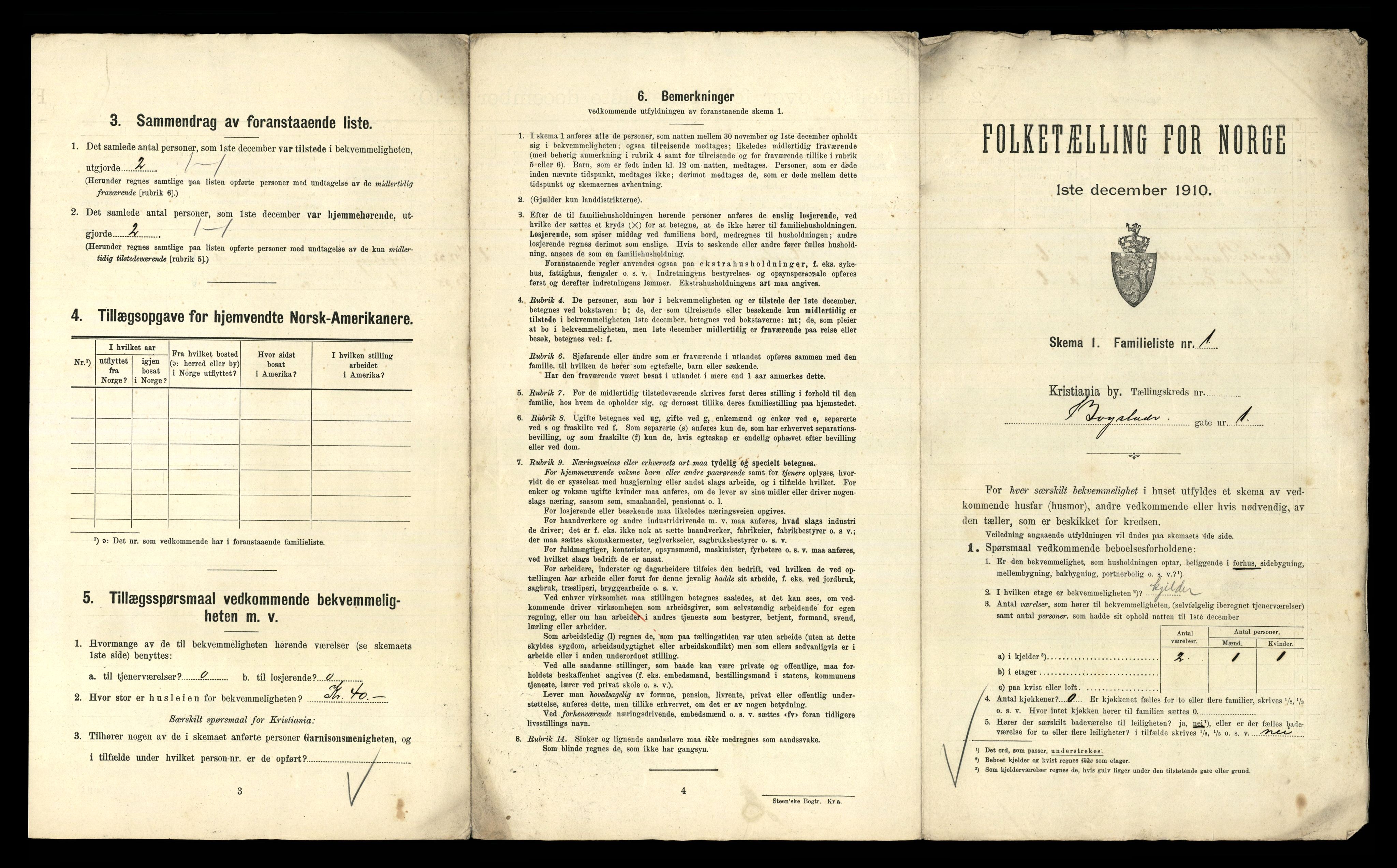 RA, 1910 census for Kristiania, 1910, p. 7661