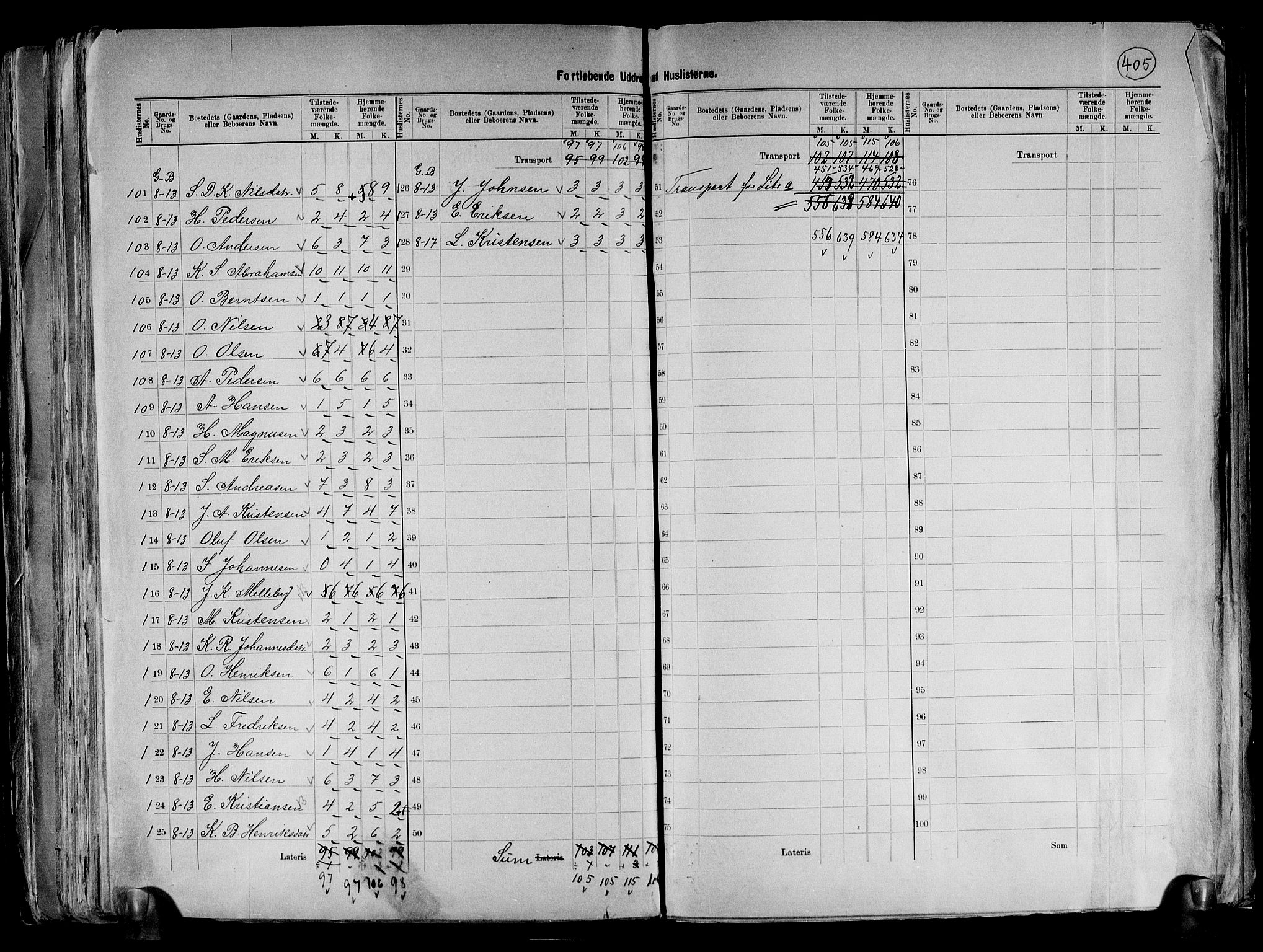 RA, 1891 census for 0132 Glemmen, 1891, p. 17