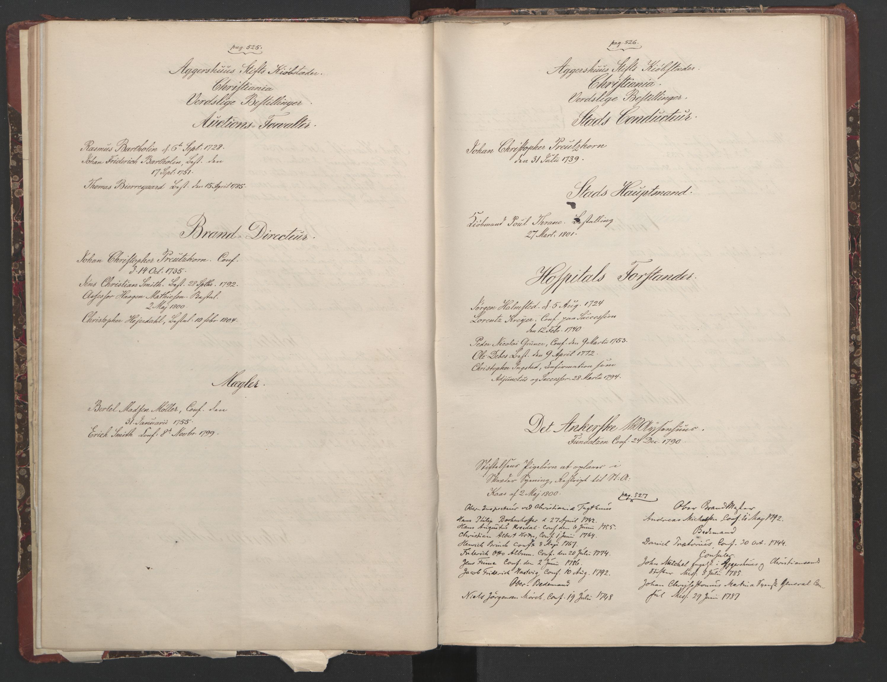 Avskriftsamlingen, AV/RA-EA-4022/F/Fa/L0104: Protokoll over embets- og bestallingsmenn, privilegier, bevillinger i Norge, Vestindia, Færøyene og Island i 18. og 19. århundre, 1700-1900, p. 24