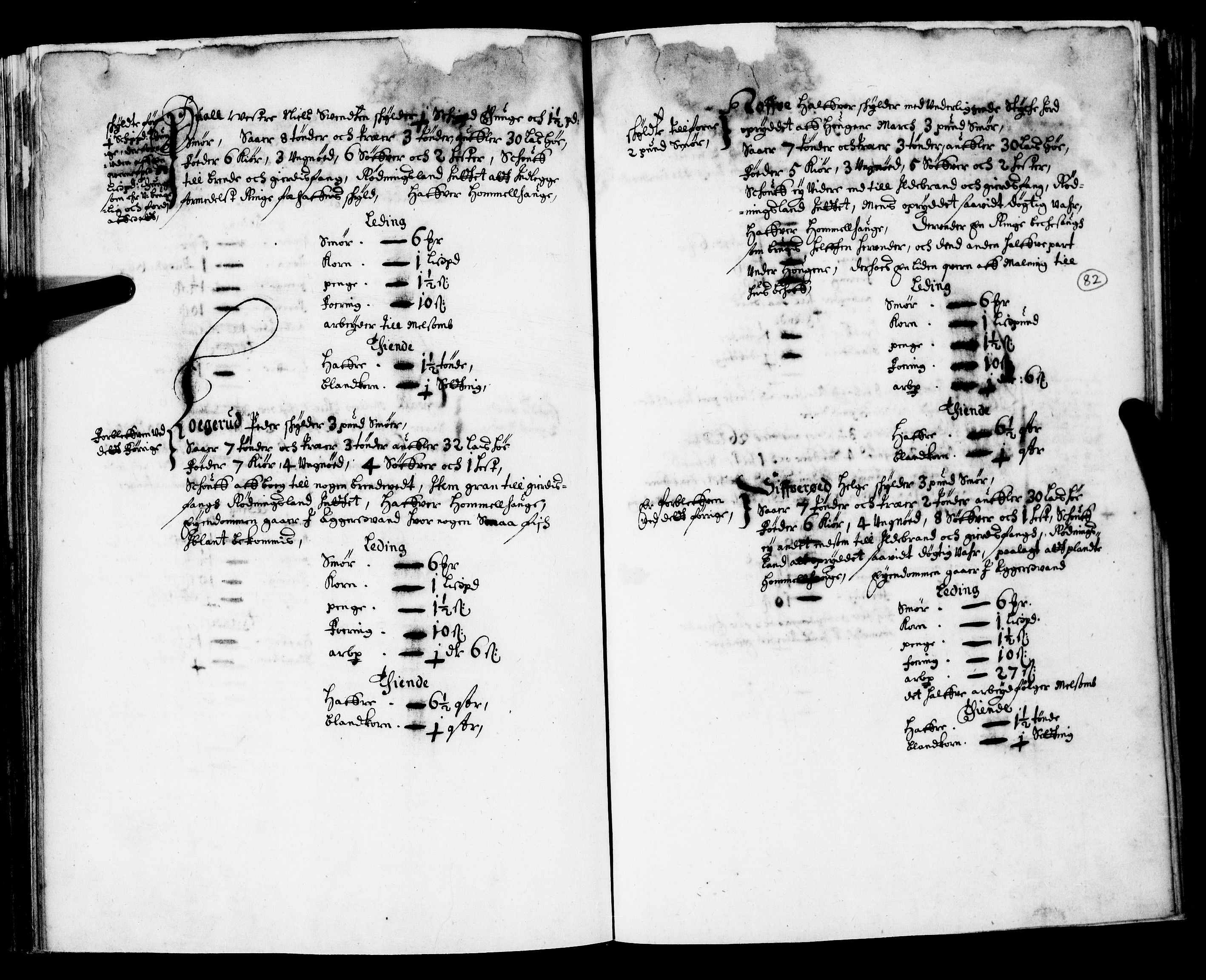 Rentekammeret inntil 1814, Realistisk ordnet avdeling, AV/RA-EA-4070/N/Nb/Nba/L0019: Tønsberg len, 1. del, 1668, p. 81b-82a