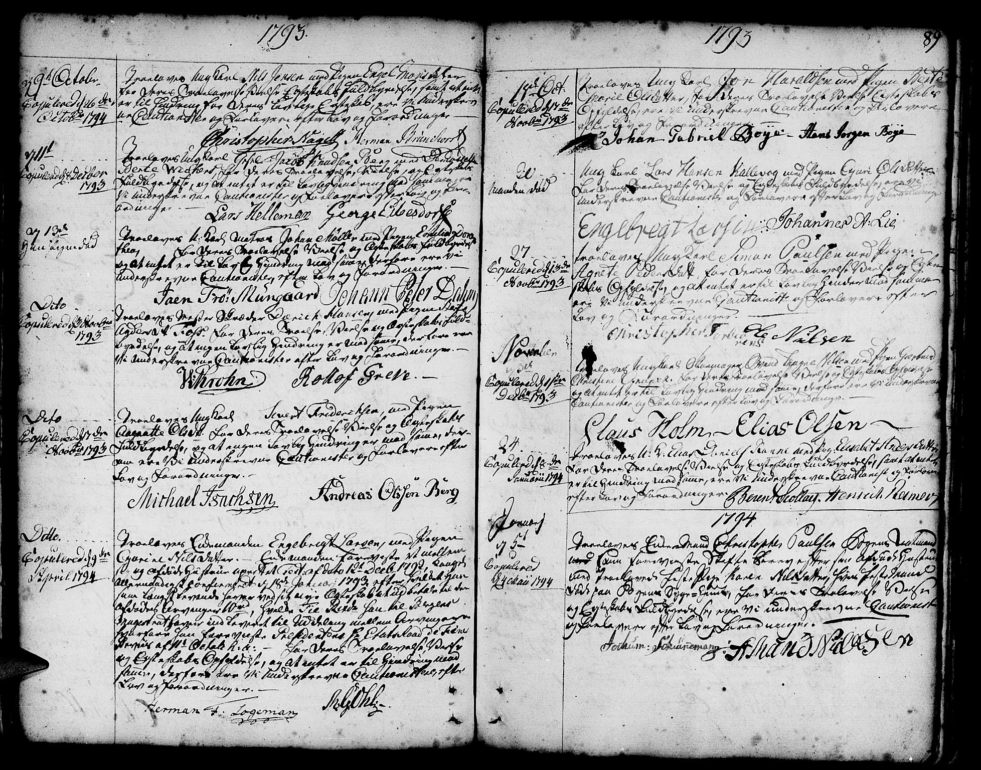 Nykirken Sokneprestembete, AV/SAB-A-77101/H/Haa/L0008: Parish register (official) no. A 8, 1776-1814, p. 89