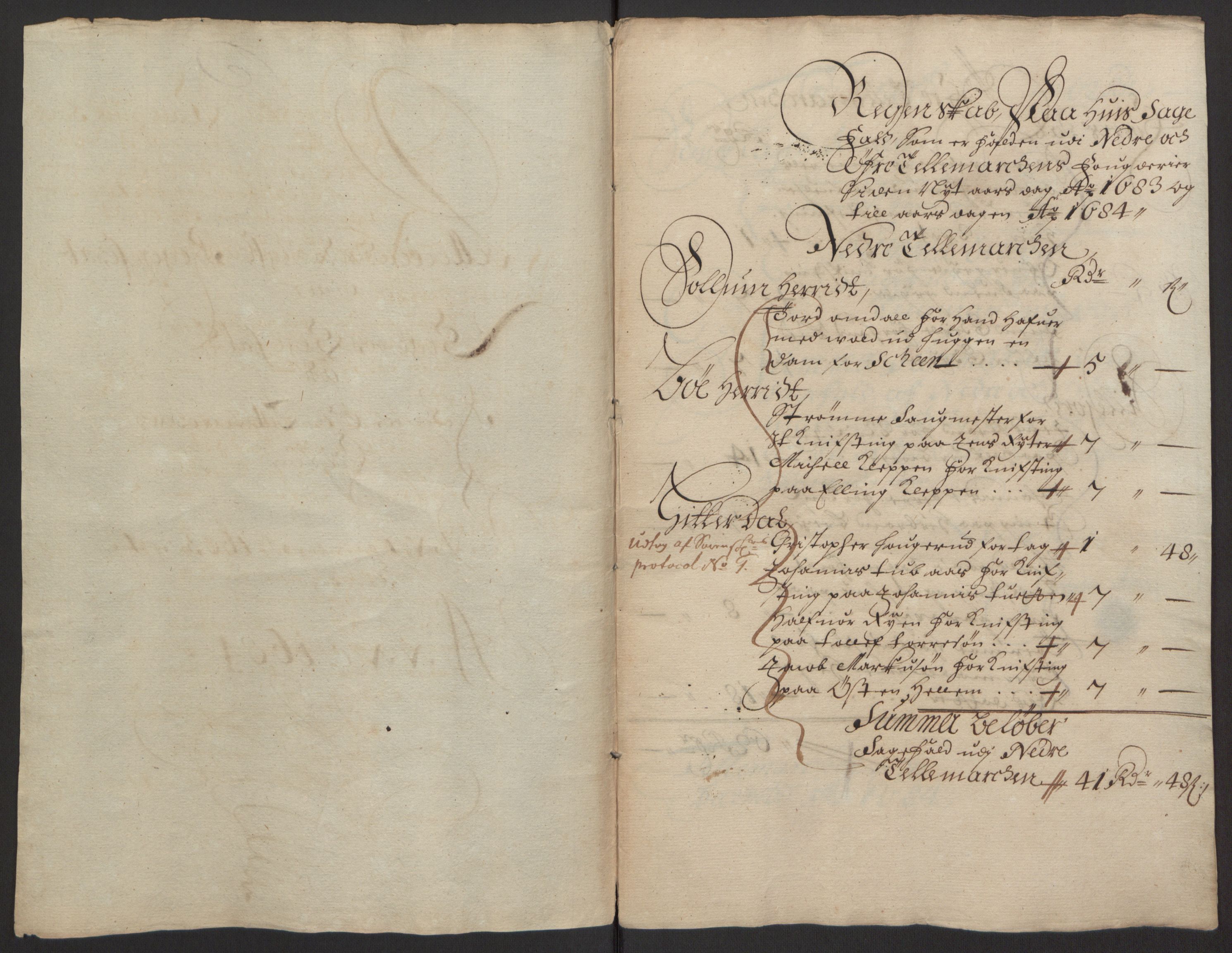 Rentekammeret inntil 1814, Reviderte regnskaper, Fogderegnskap, RA/EA-4092/R35/L2081: Fogderegnskap Øvre og Nedre Telemark, 1680-1684, p. 63