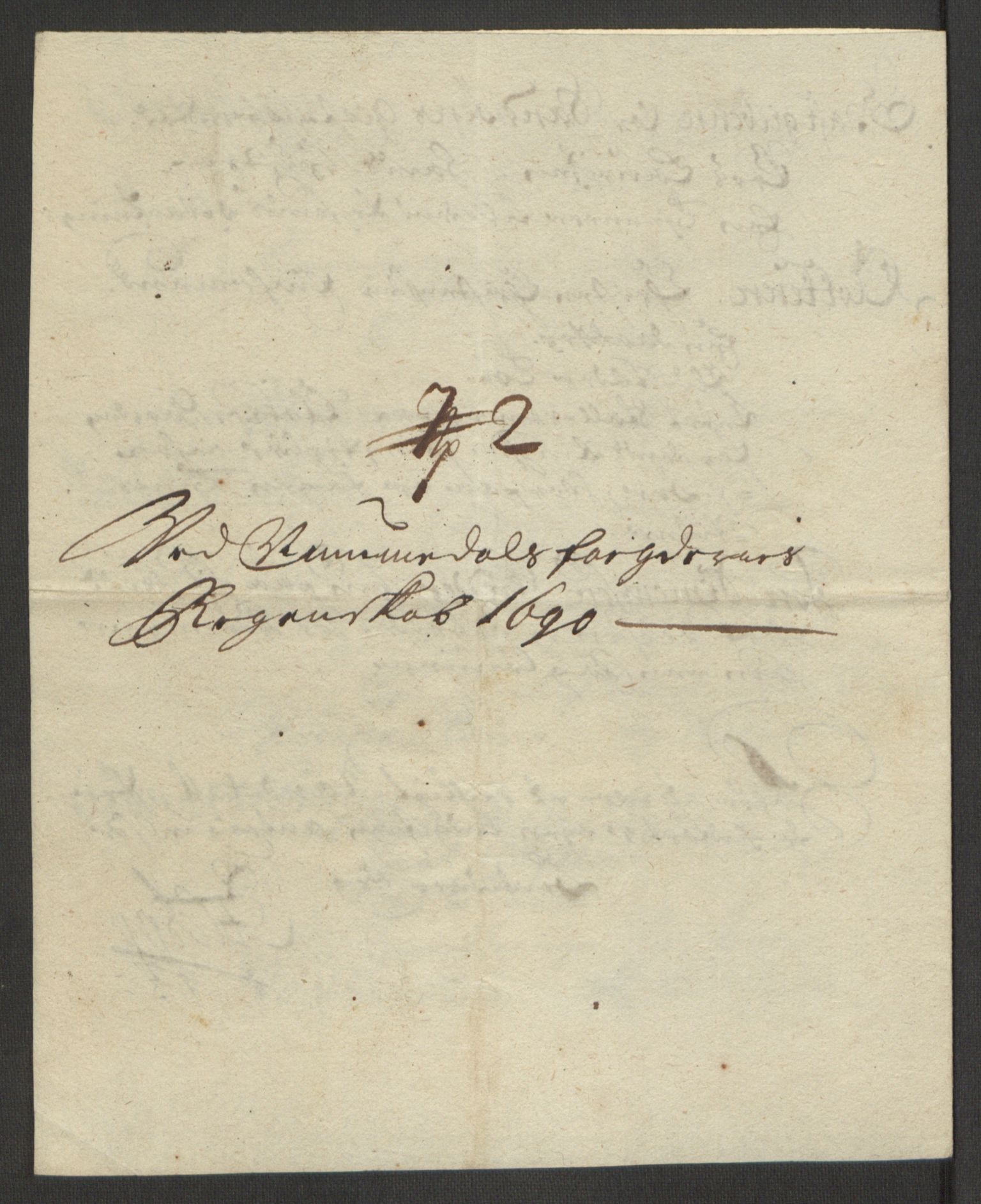 Rentekammeret inntil 1814, Reviderte regnskaper, Fogderegnskap, AV/RA-EA-4092/R64/L4423: Fogderegnskap Namdal, 1690-1691, p. 61